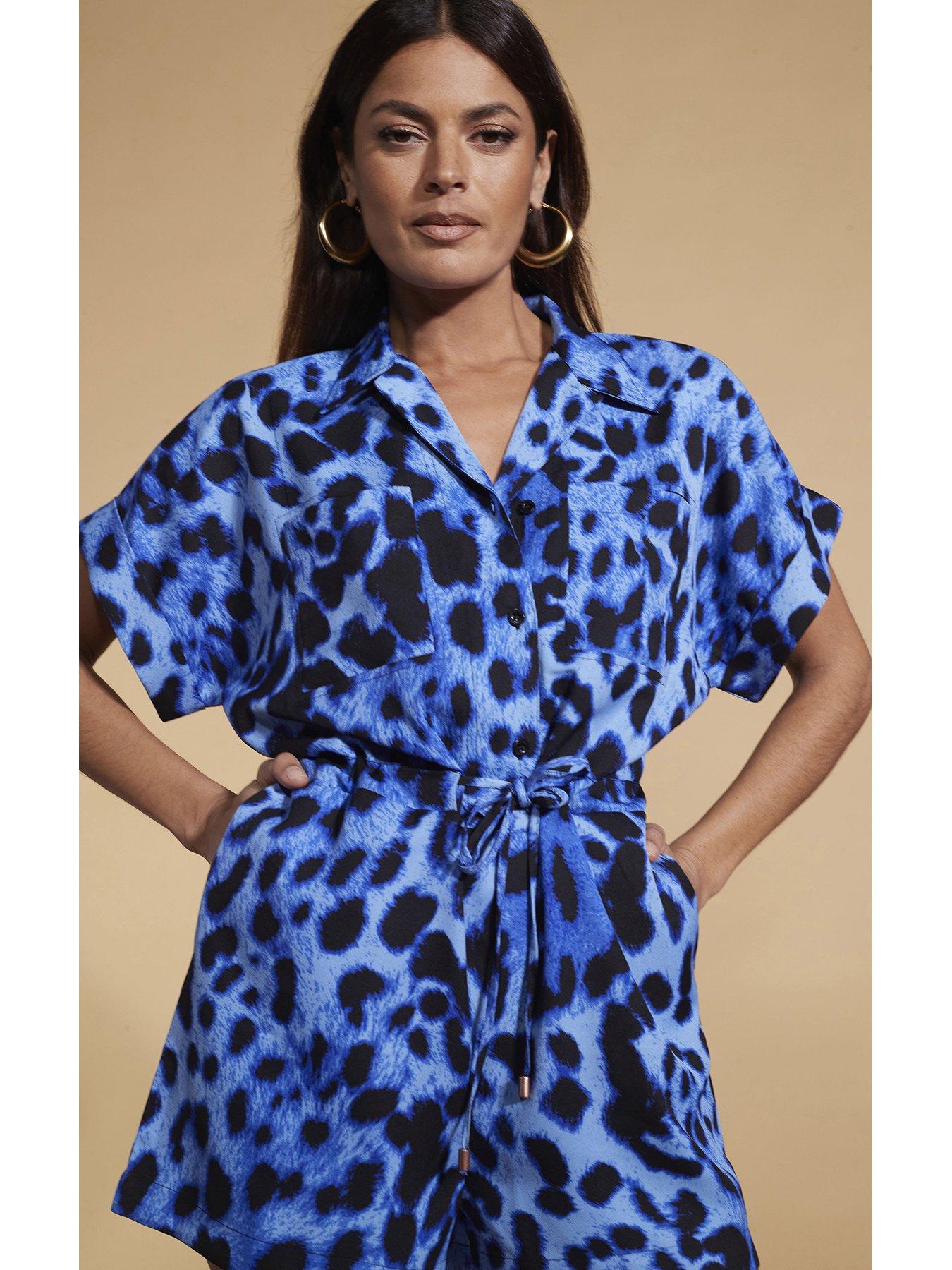 dancing-leopard-leopard-print-cotton-playsuit-with-kimono-sleeves-blueoutfit