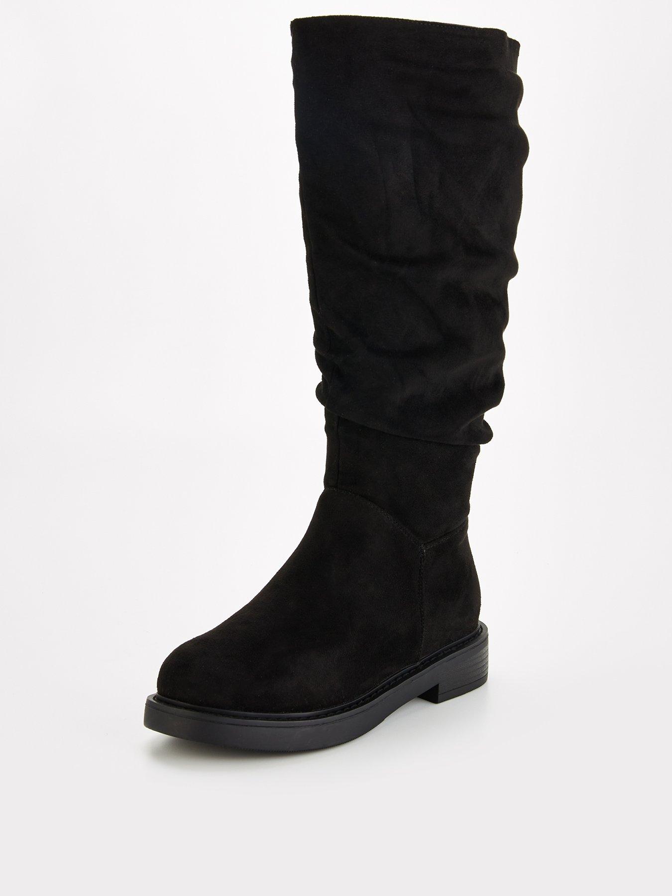 everyday-extra-wide-fit-comfort-slouch-knee-boot-with-wider-fitting-calf-blackstillFront