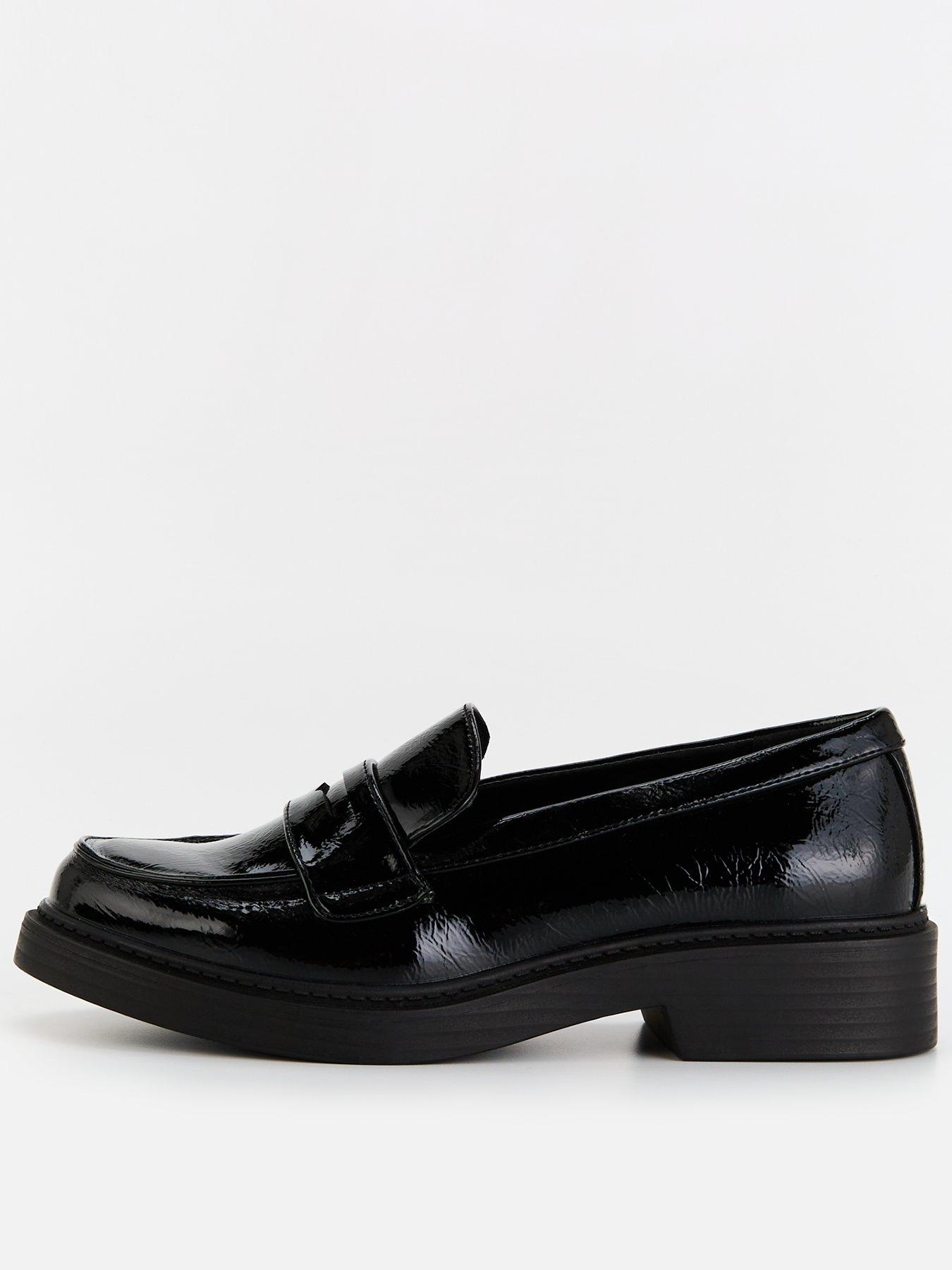 everyday-wide-fit-loafer-blackfront