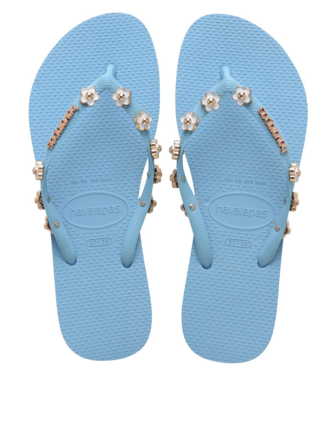 Havaianas embellished flip flops online