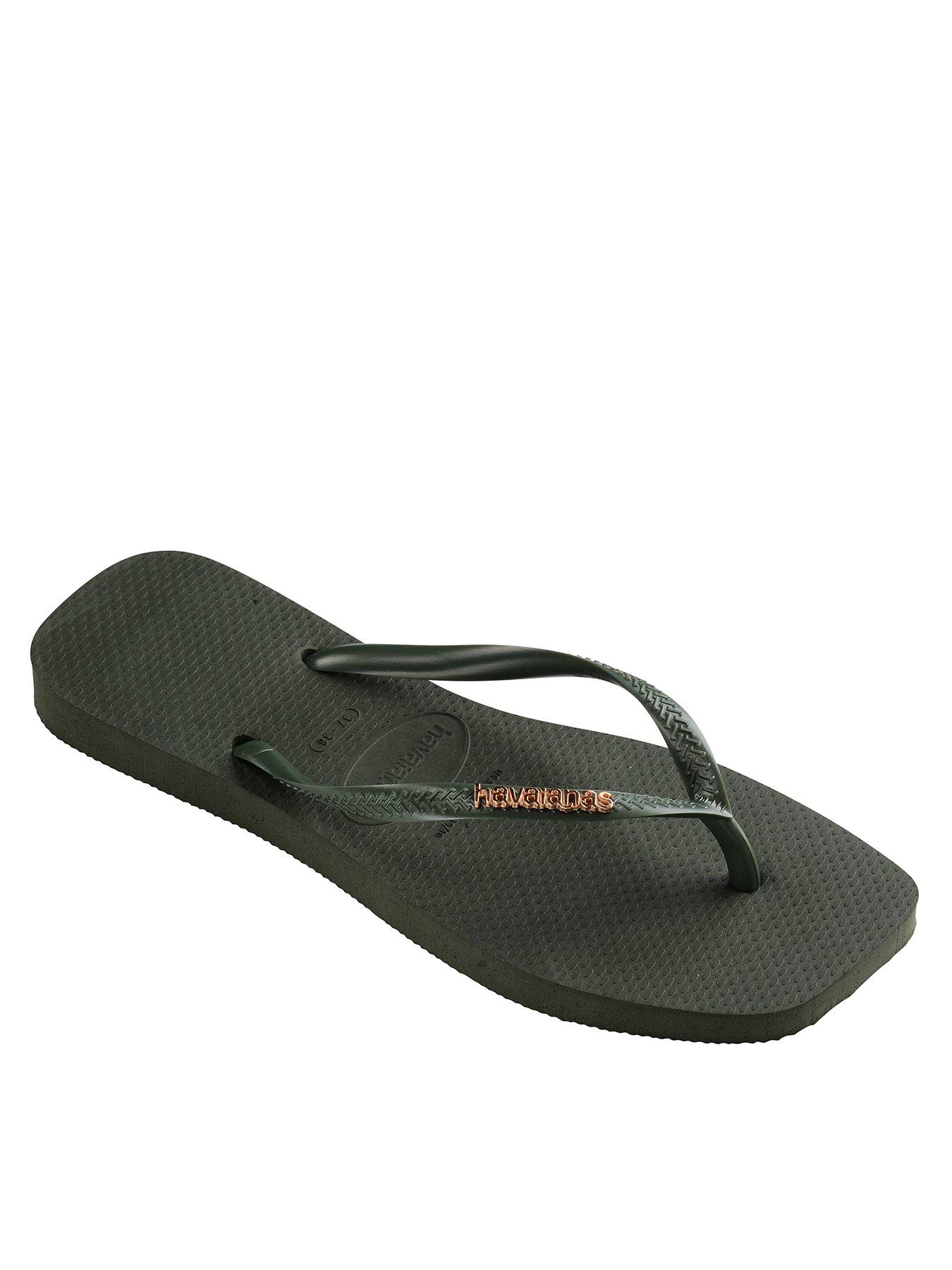 Havaianas black 2025 and gold slim