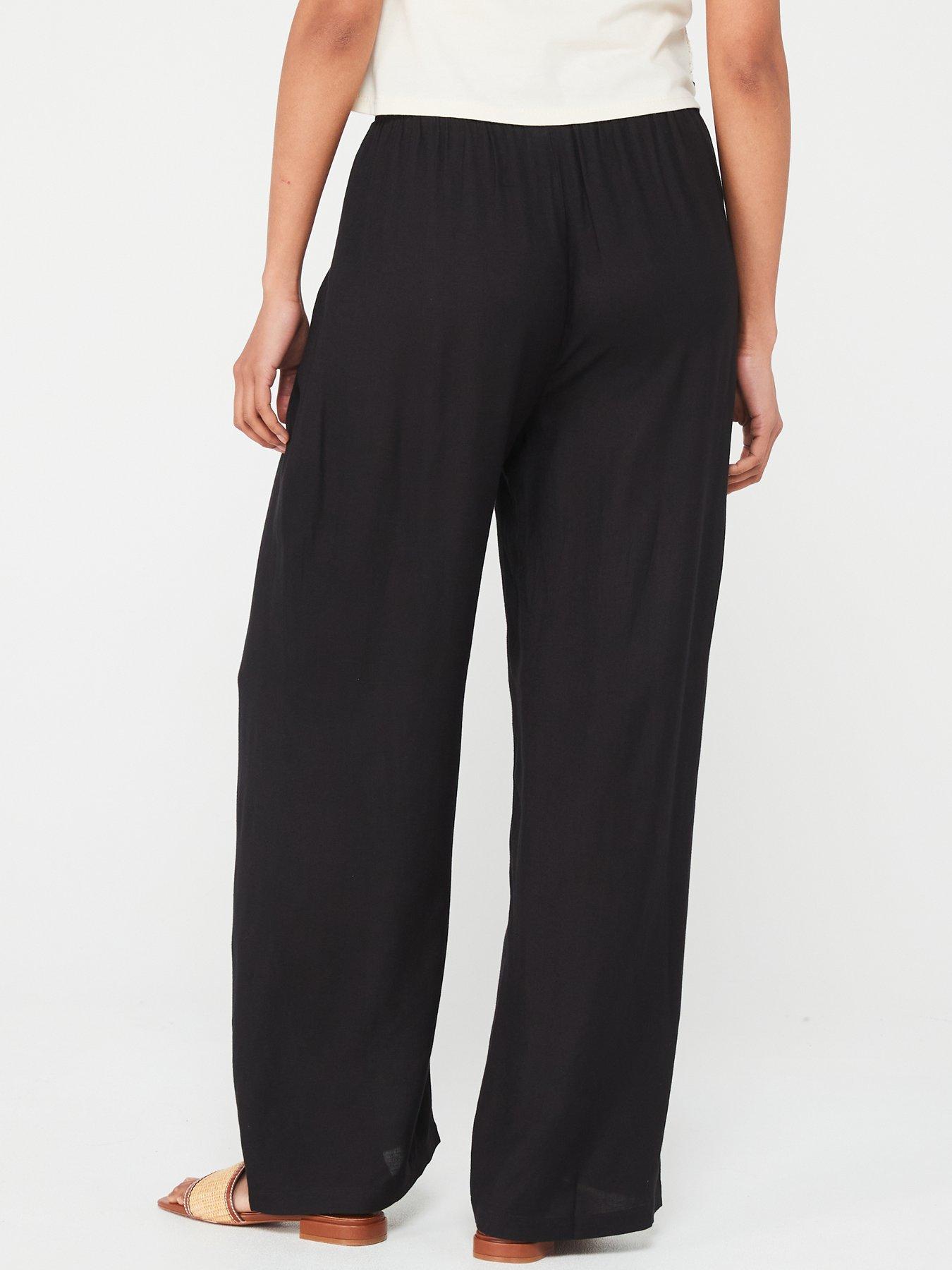 vero-moda-curve-high-waisted-trousers-blackstillFront