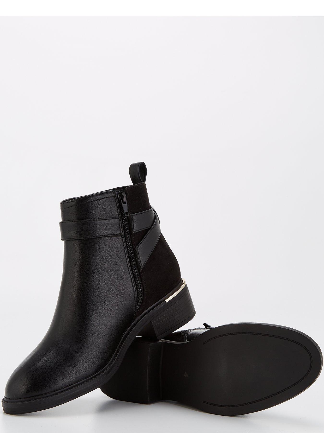 v-by-very-buckle-strap-flat-ankle-boot-blackdetail