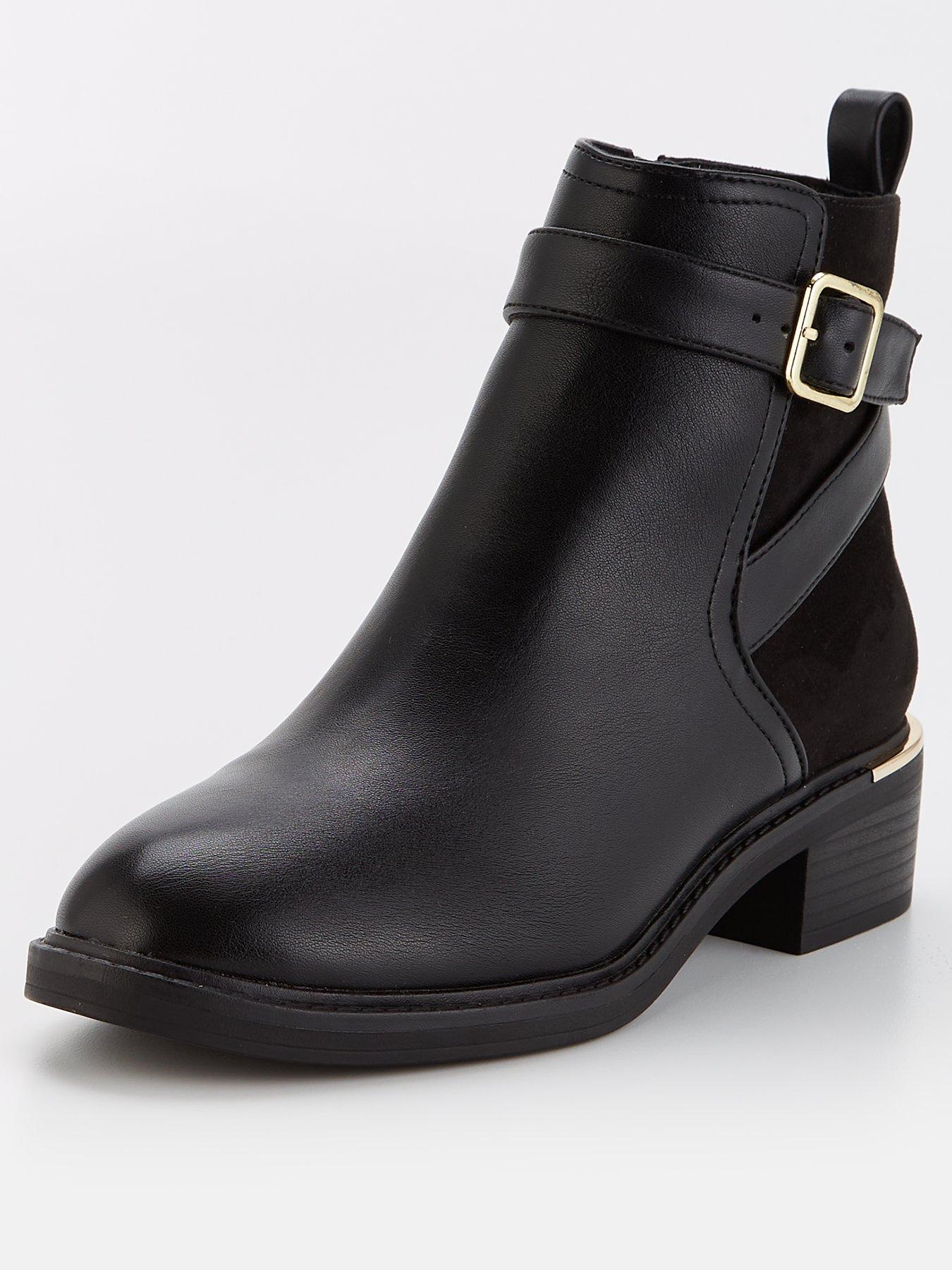 v-by-very-wide-fit-buckle-strap-flat-ankle-boot-blackstillFront