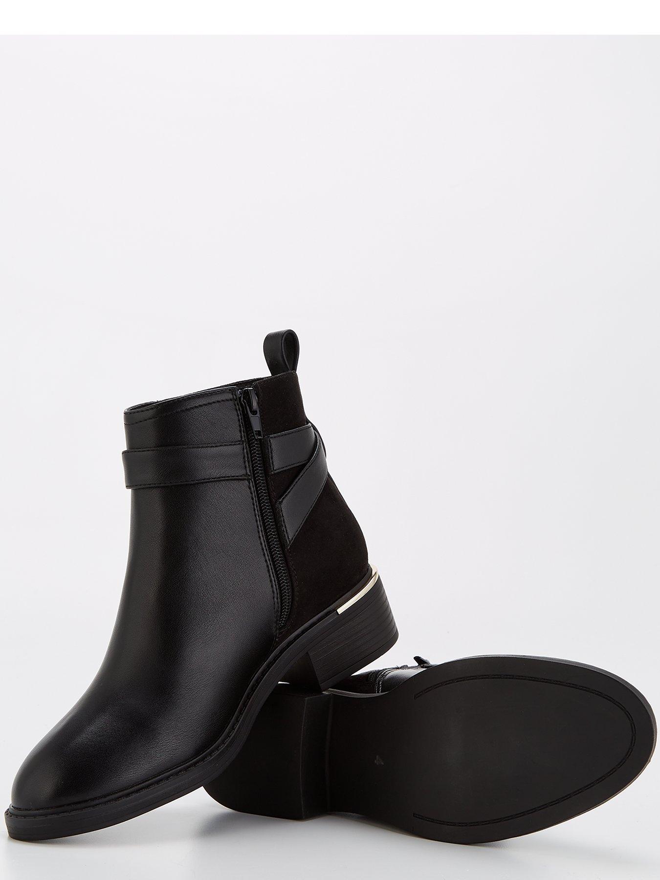 v-by-very-wide-fit-buckle-strap-flat-ankle-boot-blackdetail