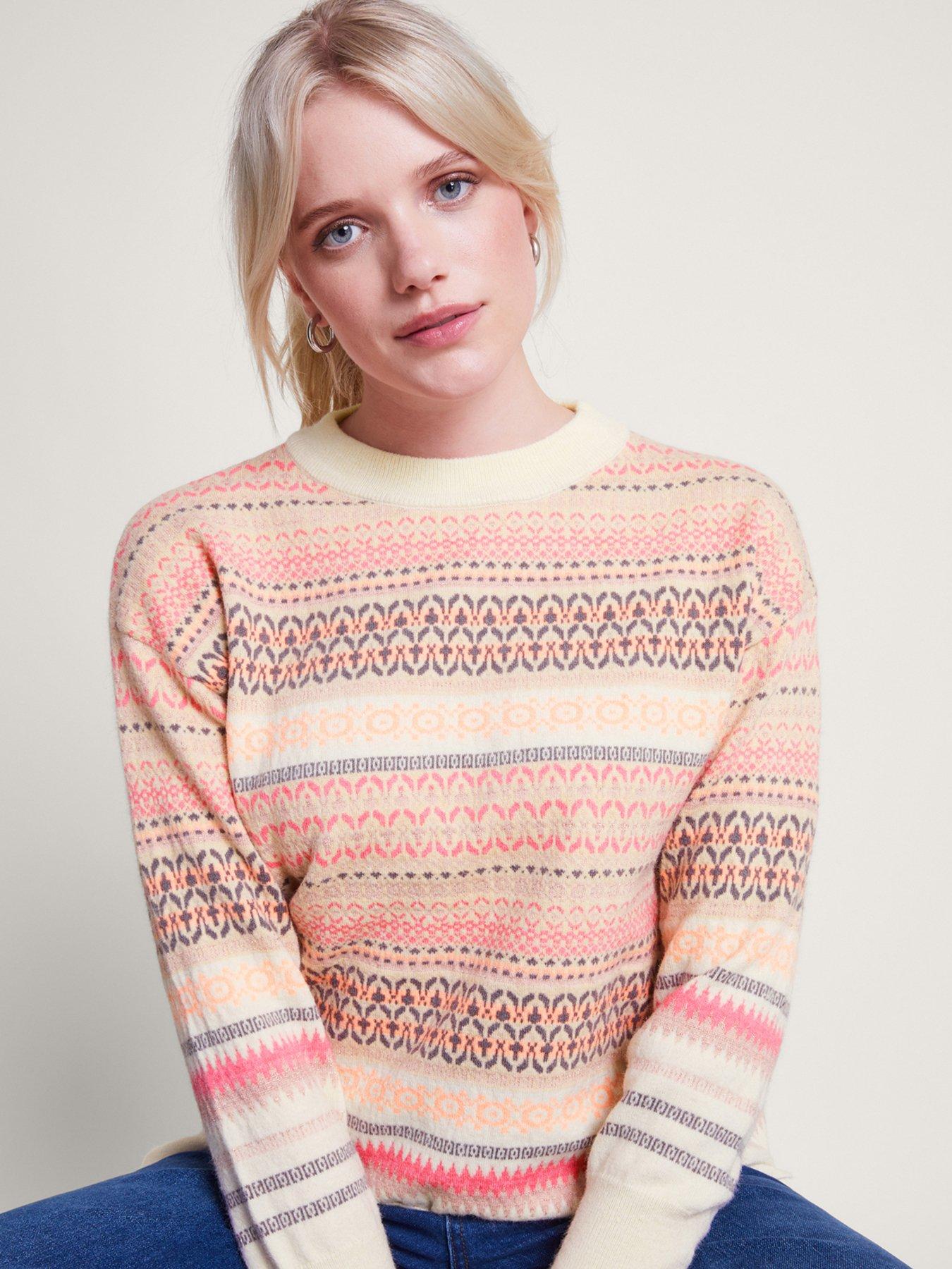 M&Co Cream Fairisle Jumper