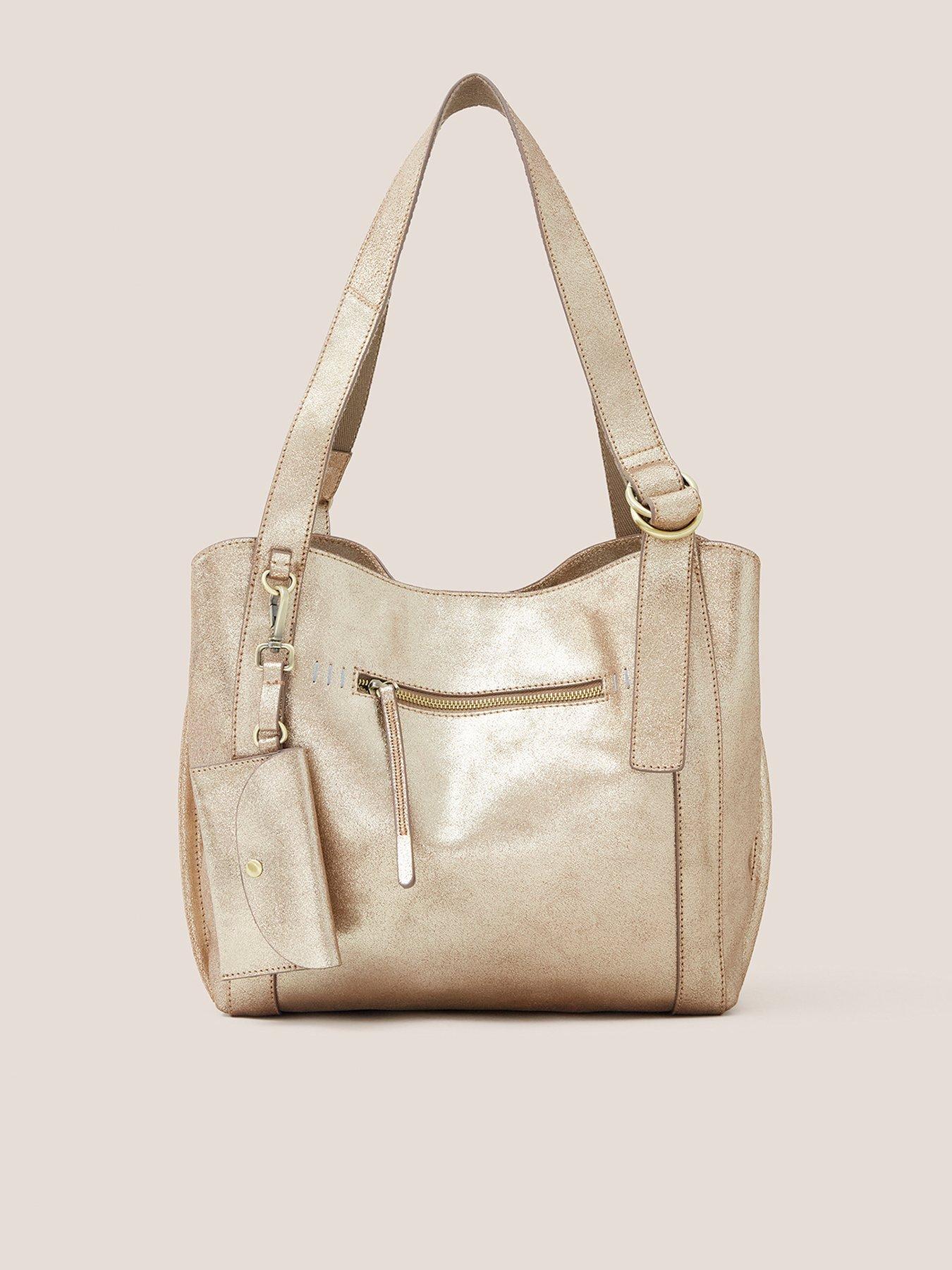 Gold and white bag hotsell