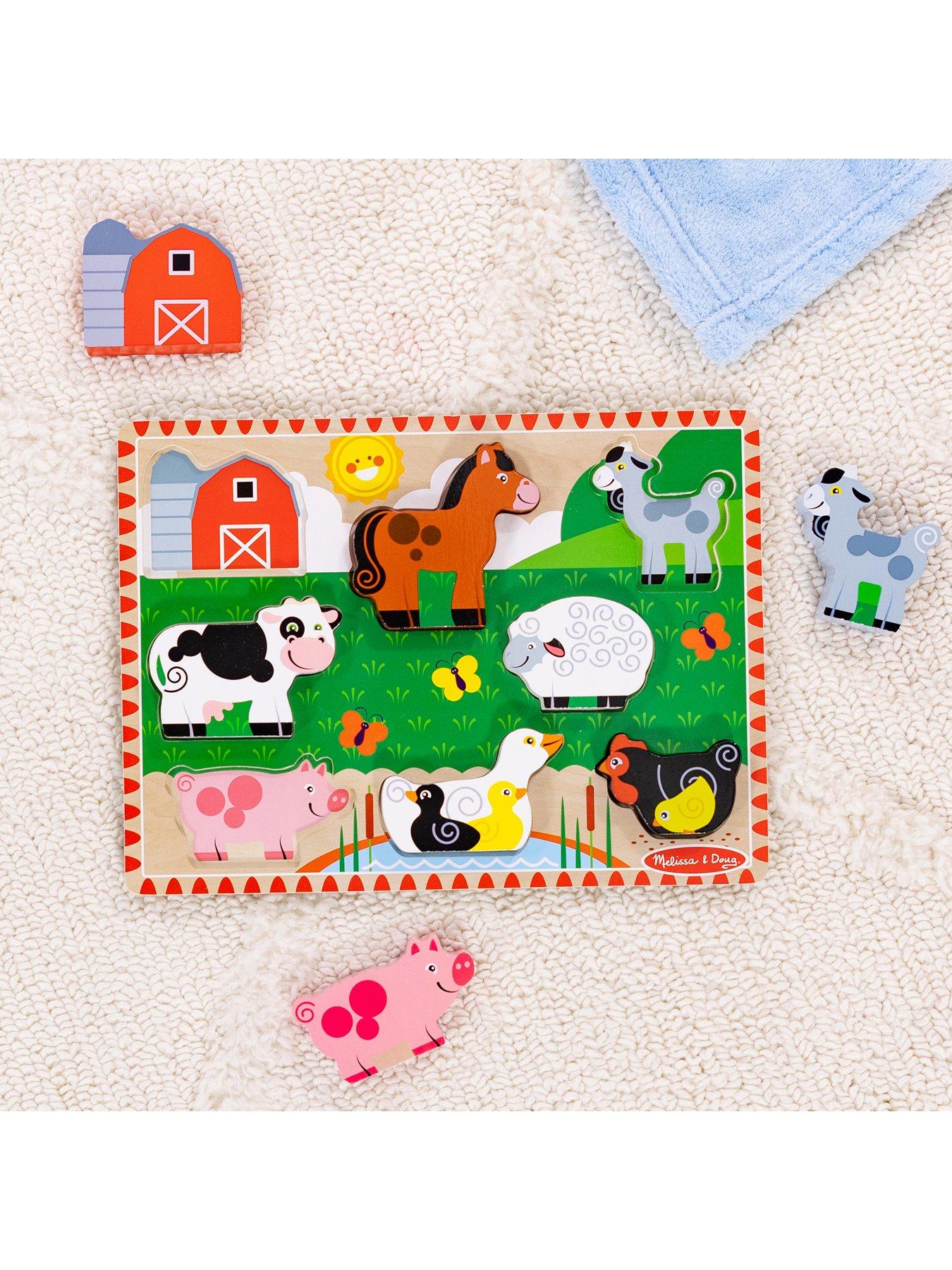 Image 4 of 8 of Melissa & Doug Farm Chunky Puzzle