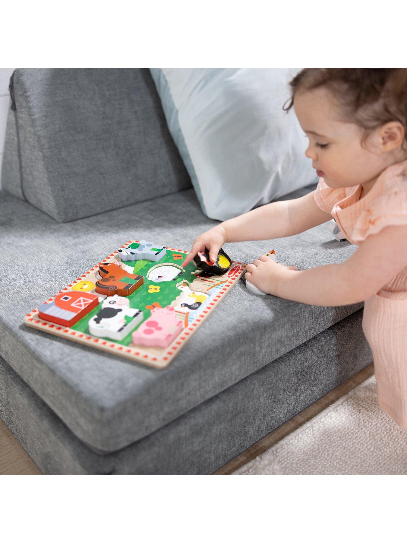 Image 7 of 8 of Melissa & Doug Farm Chunky Puzzle