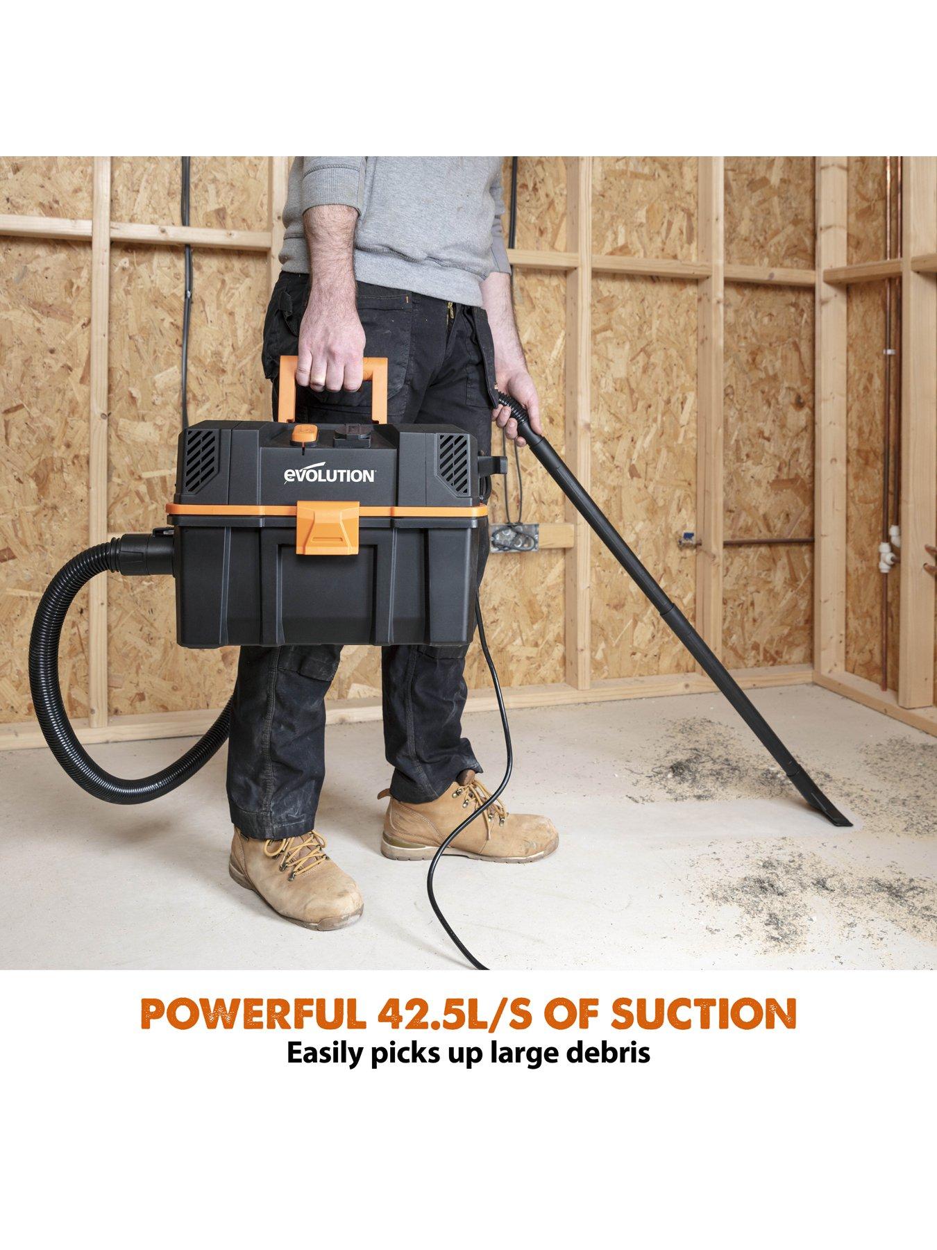 Image 3 of 7 of Evolution Evolution Corded Wet &amp; Dry Vaccum with Power Take Off 230v R15VAC