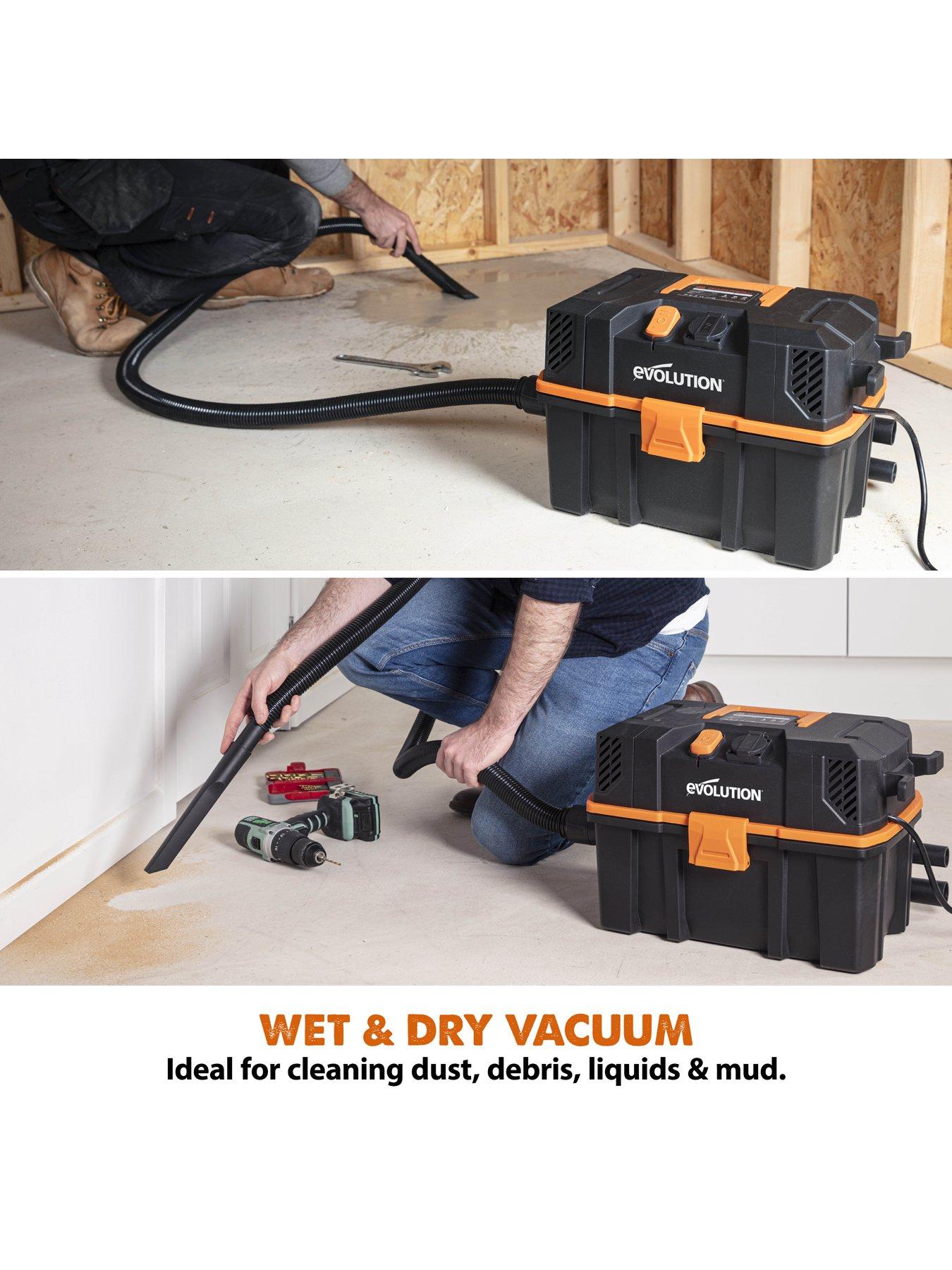 Image 4 of 7 of Evolution Evolution Corded Wet &amp; Dry Vaccum with Power Take Off 230v R15VAC