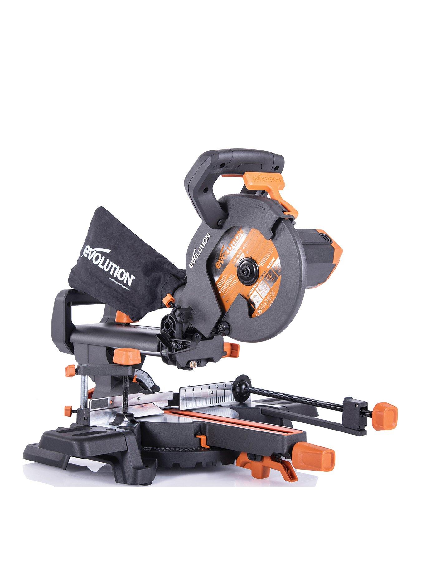 Evolution R210SMS+ 210mm Sliding Mitre Saw