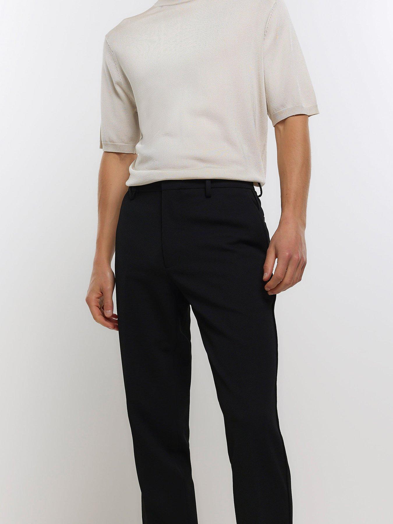 river-island-river-island-waffle-formal-trousers-blackoutfit