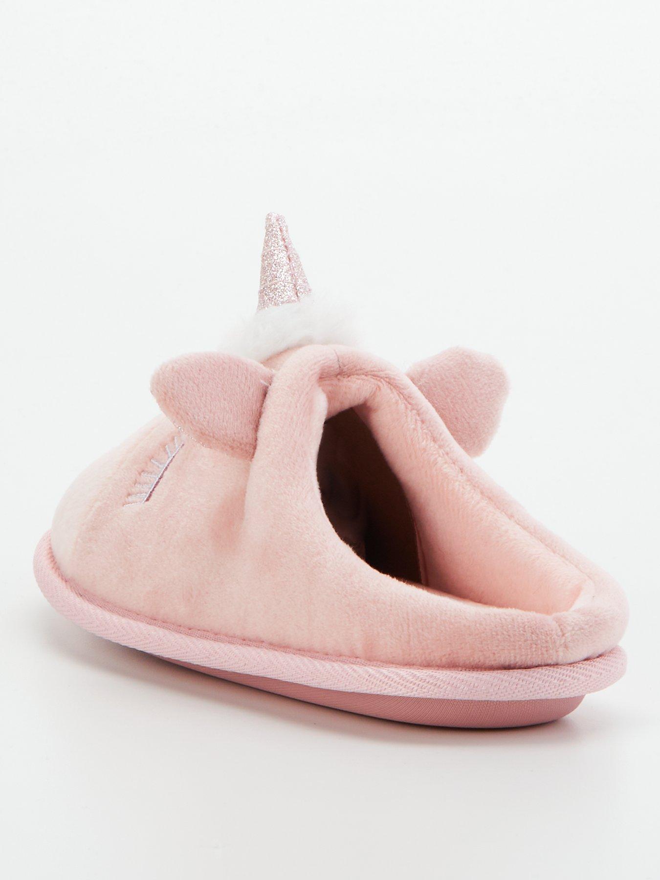 v-by-very-girls-unicorn-mule-slipper-pinkback