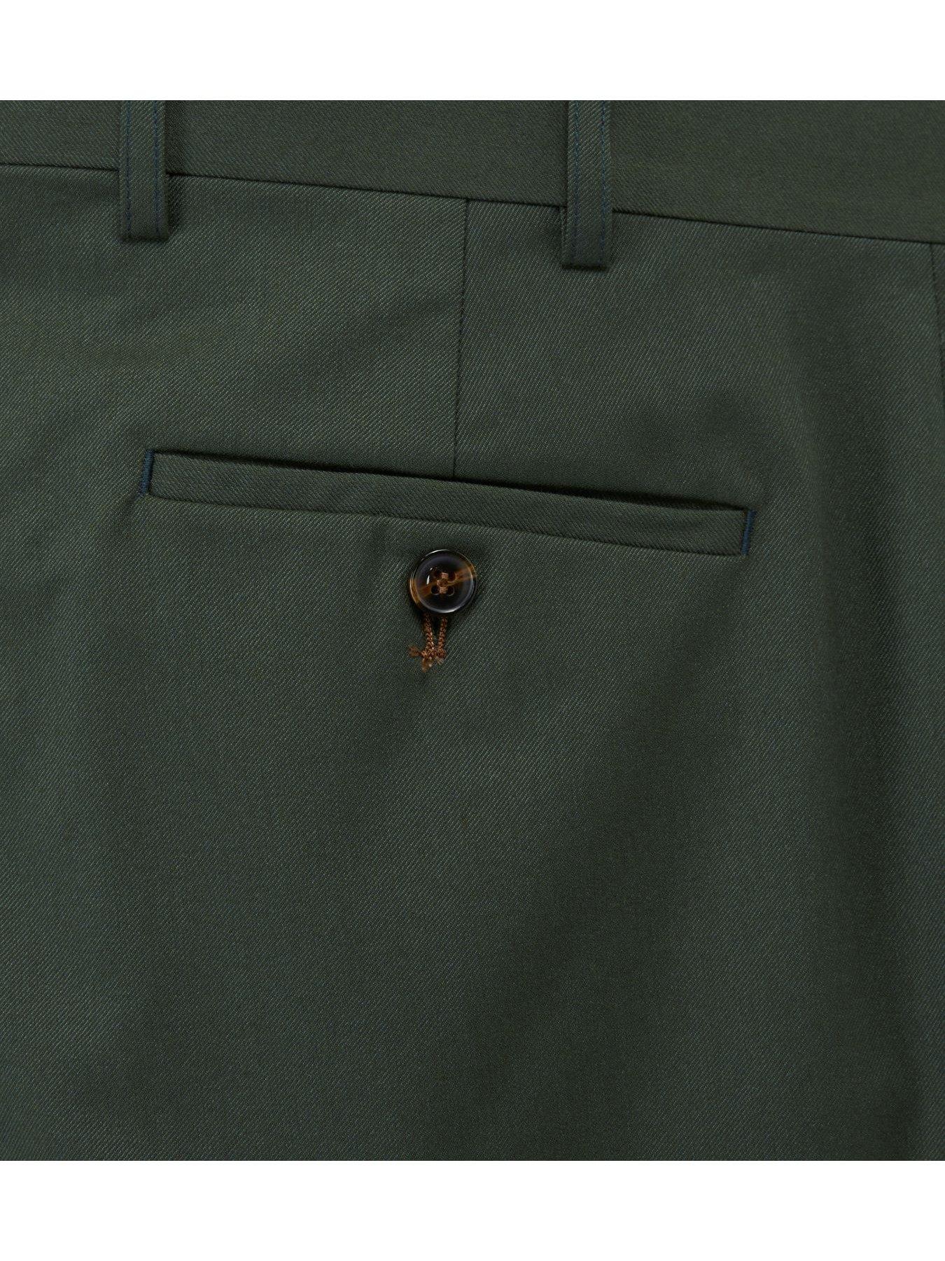 Image 4 of 5 of Skopes Skopes Harvey Tailored Suit Trousers - Dark Green