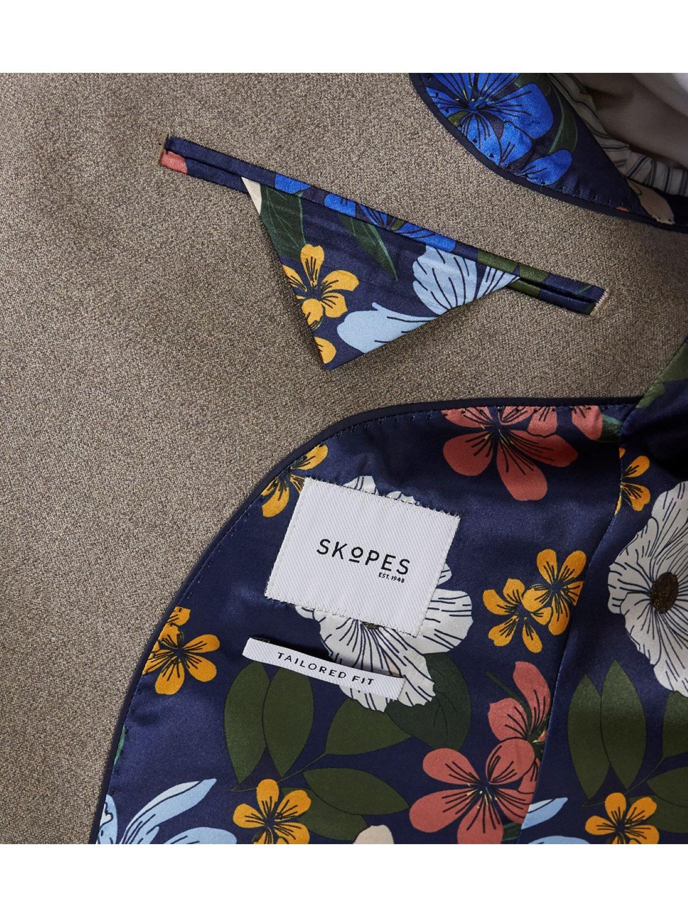 Image 4 of 5 of Skopes Skopes Jodrell Tailored Suit Jacket - Beige