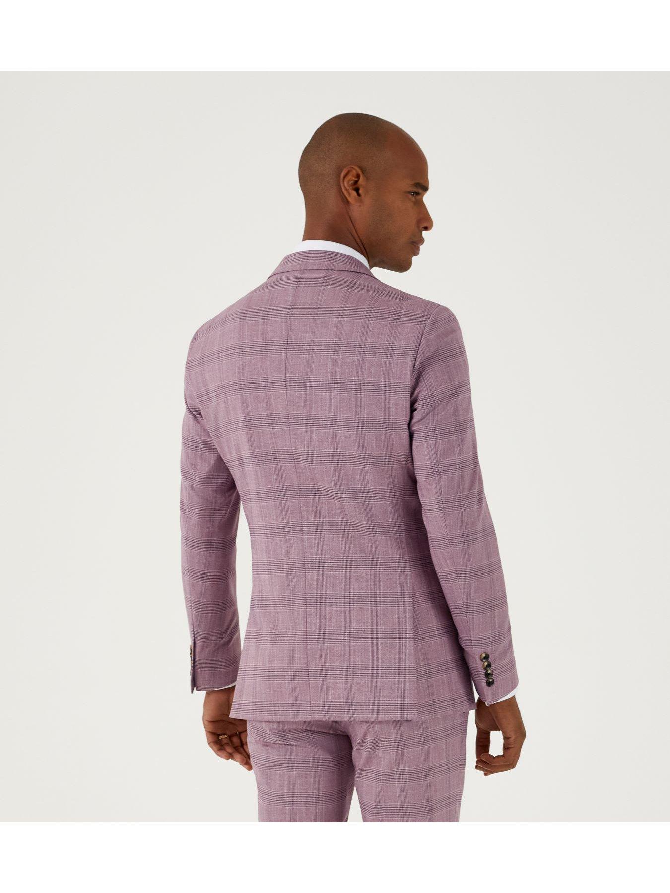 skopes-skopes-alberto-check-slim-suit-jacket-dark-pinkstillFront