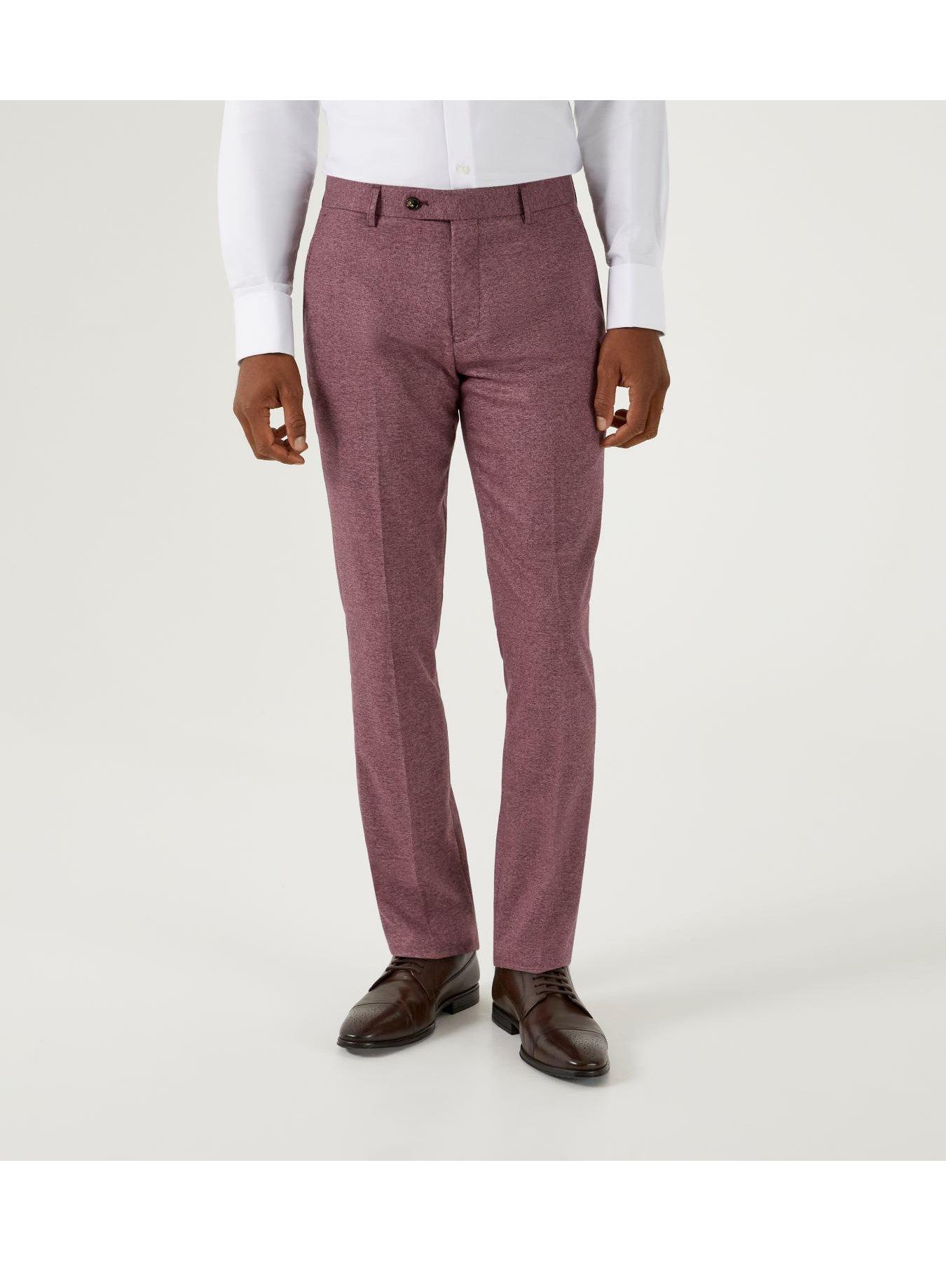 skopes-skopes-jodrell-tapered-suit-trousers-dark-red