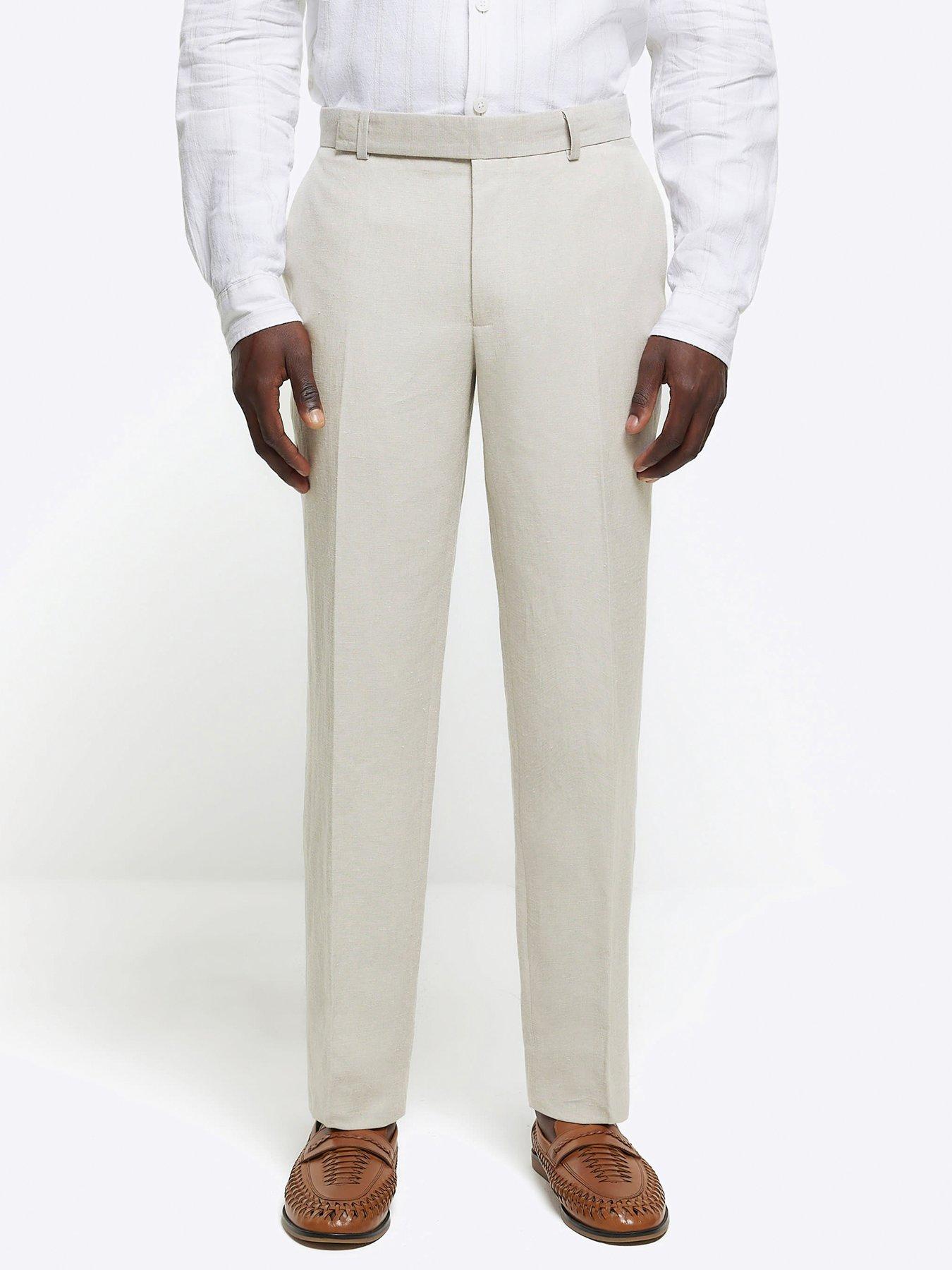 river-island-river-island-linen-suit-trouser-cream