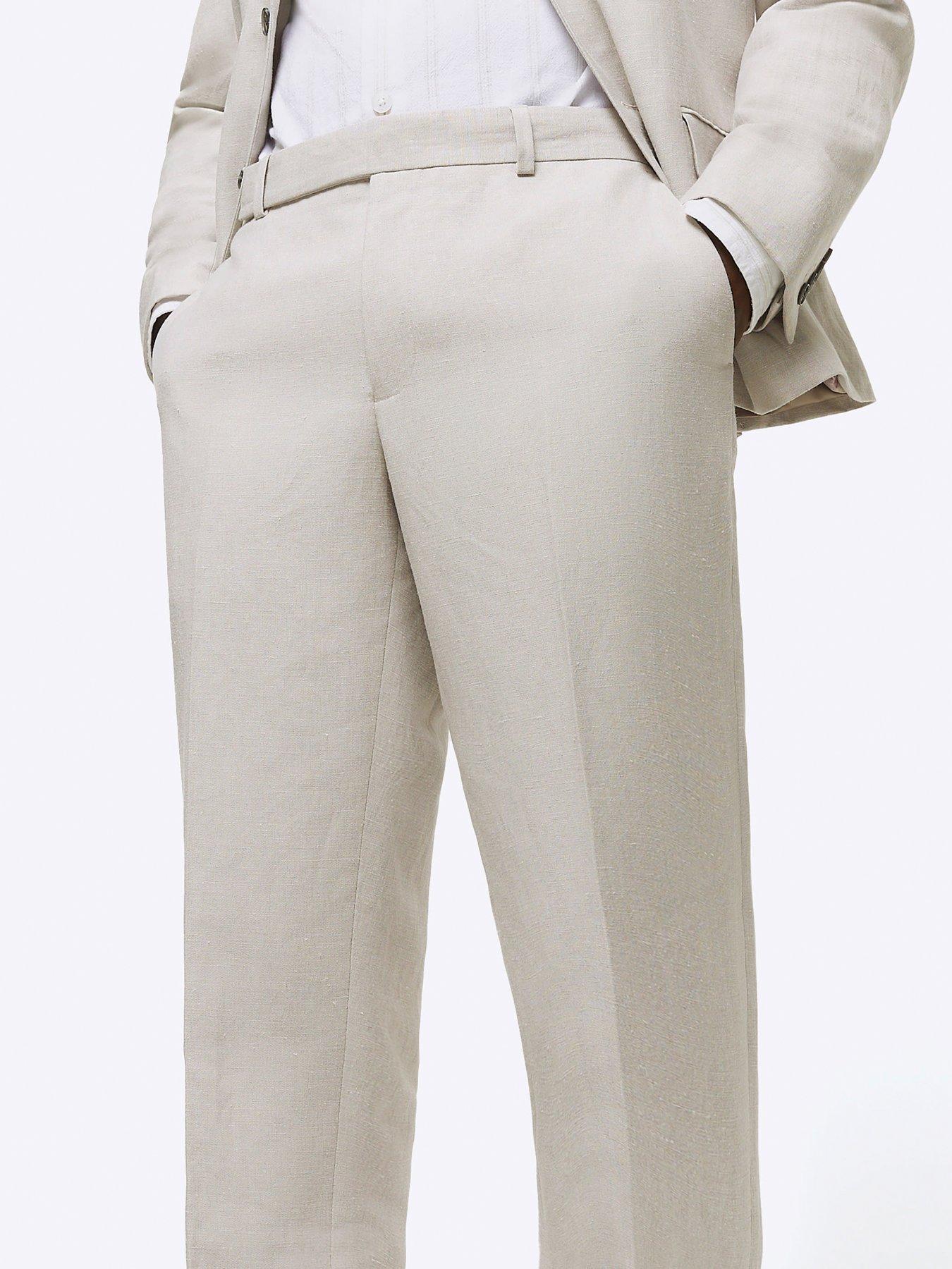 river-island-river-island-linen-suit-trouser-creamoutfit