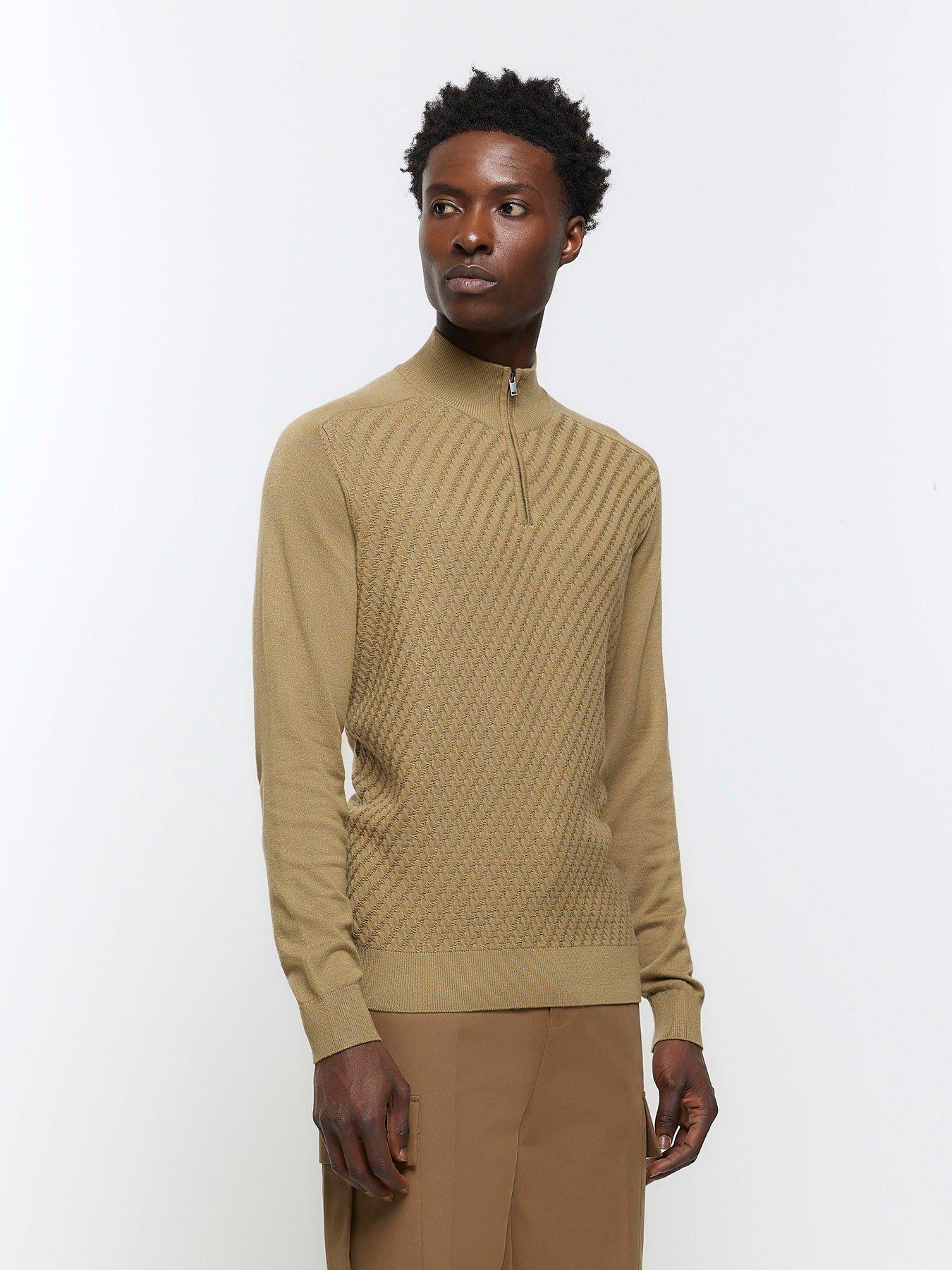 River island half zip hotsell