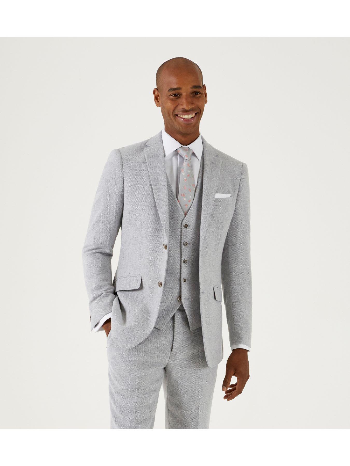 Image of Skopes Skopes Jude Tailored Suit Jacket - Light Grey