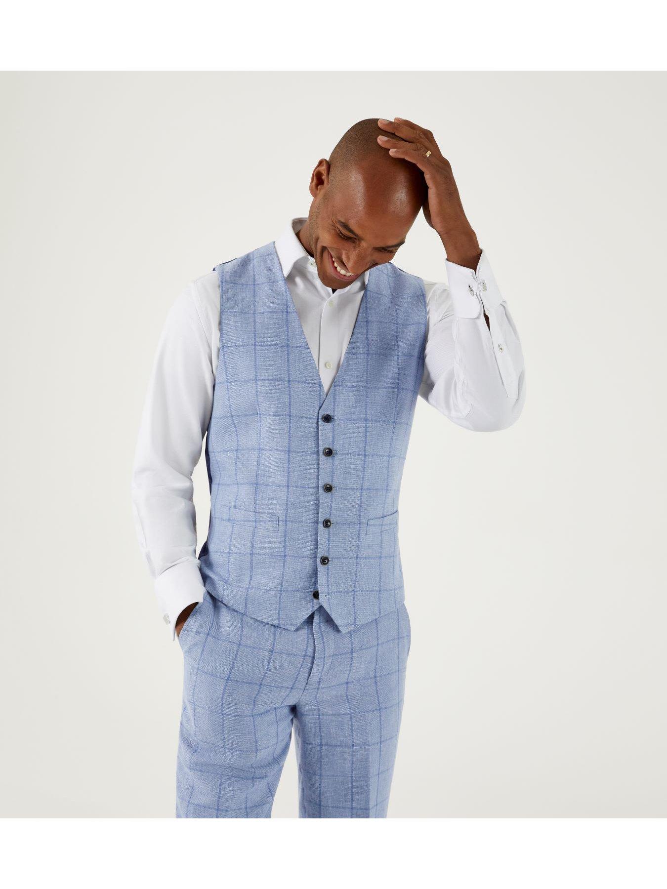 skopes-skopes-dudley-check-standard-waistcoat-light-blue