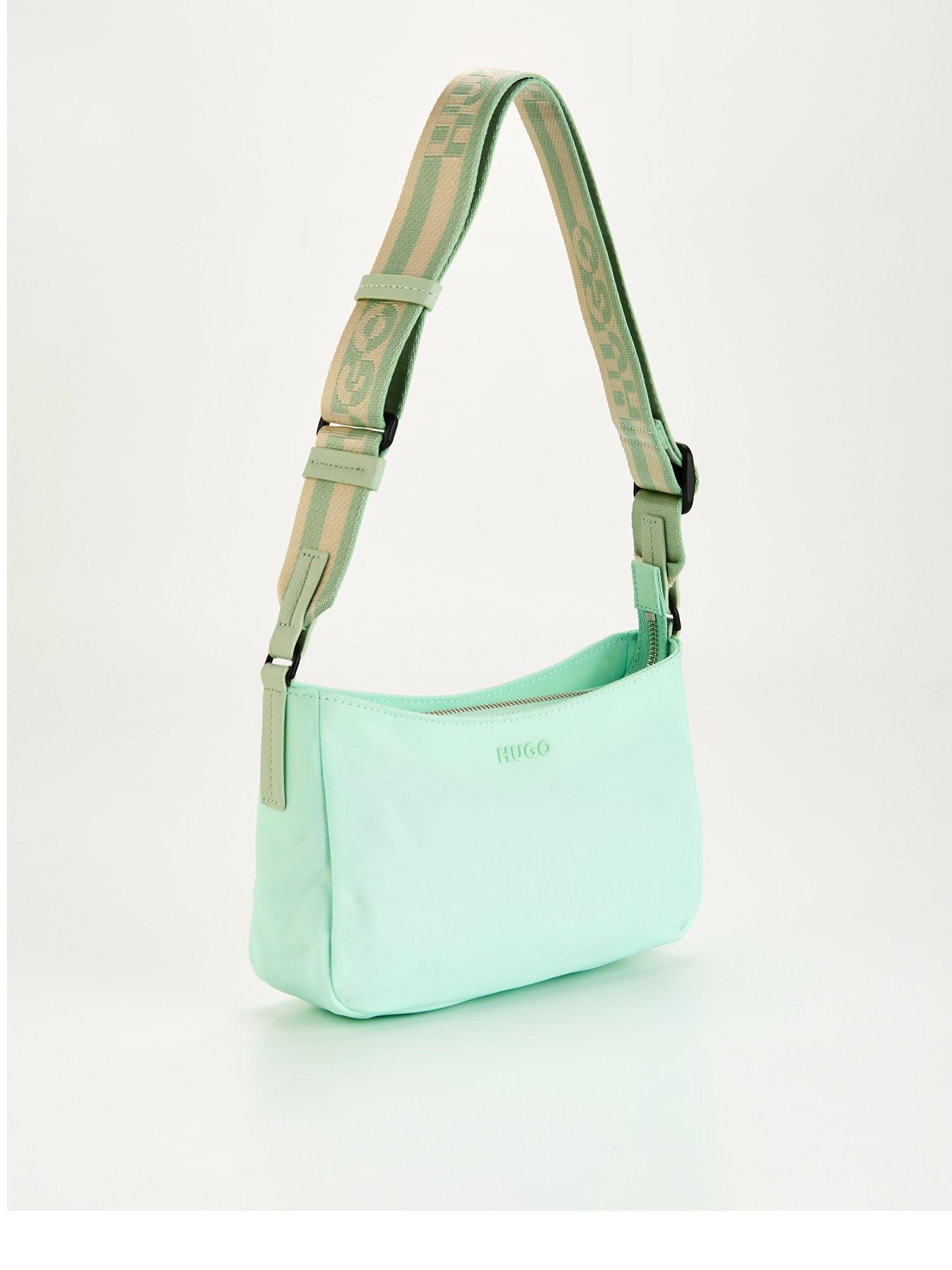 hugo-bel-small-nylon-hobo-crossbody-greenback