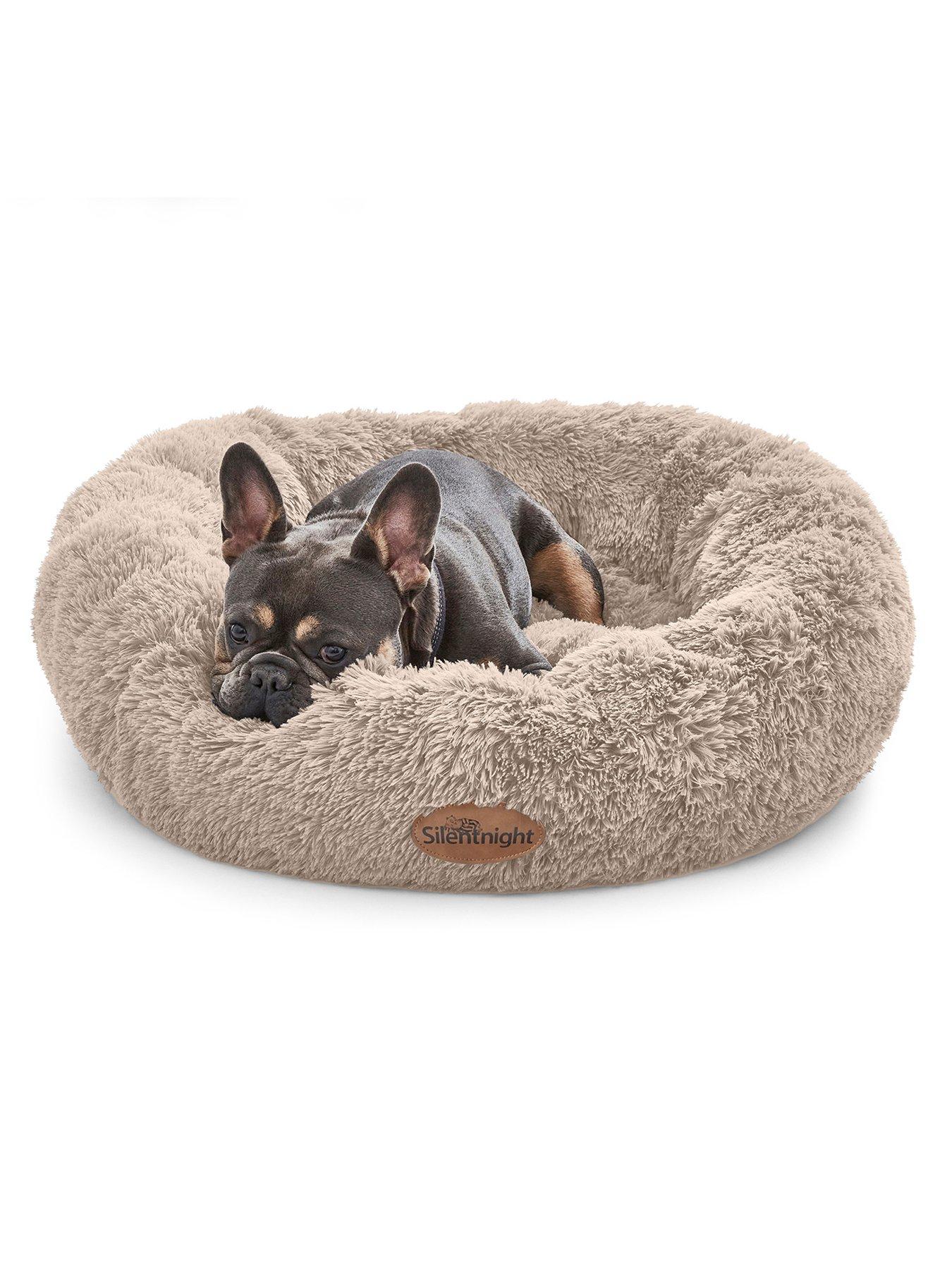 Image 1 of 7 of Silentnight Calming Donut Pet Bed - Natural