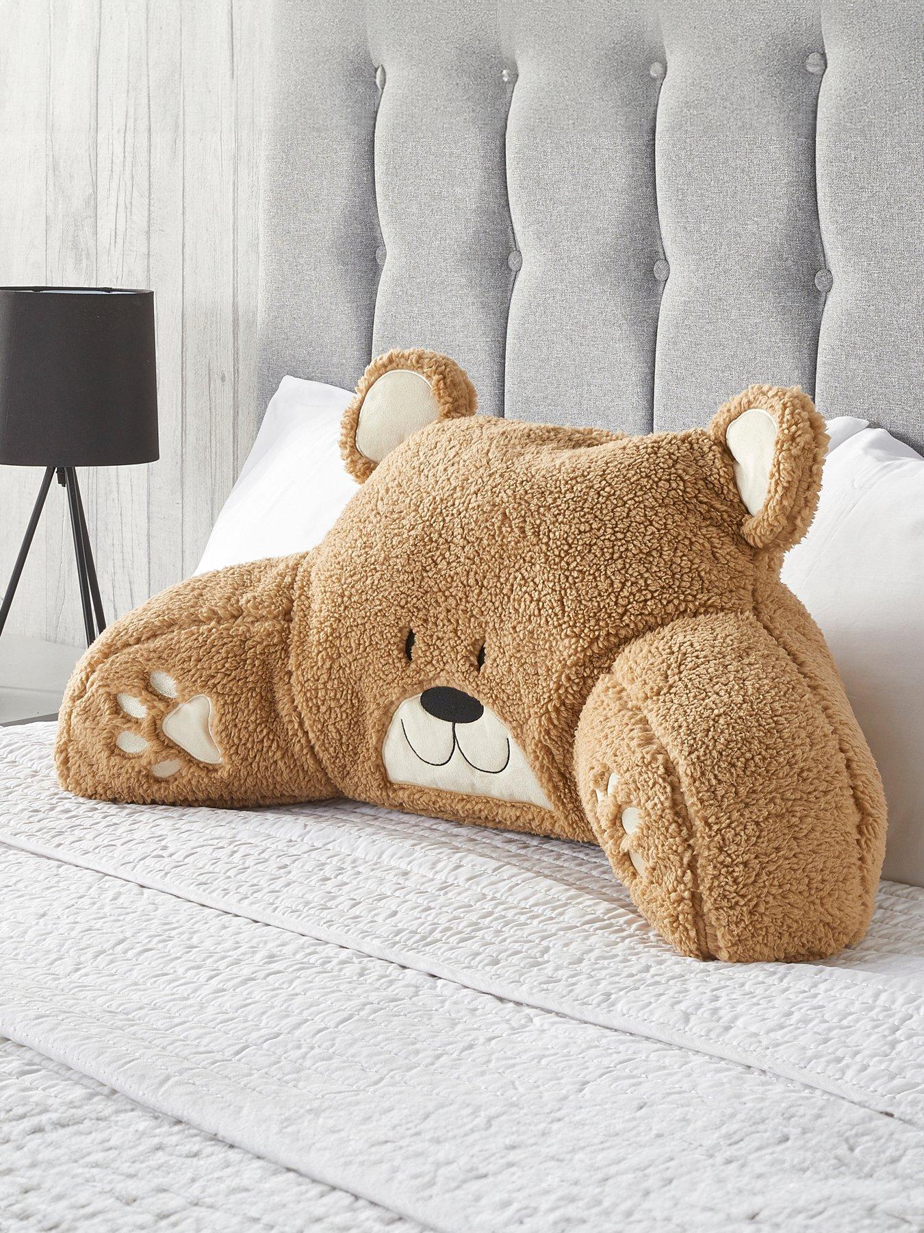 very-home-kids-cuddle-cushion-teddy-bear-multi