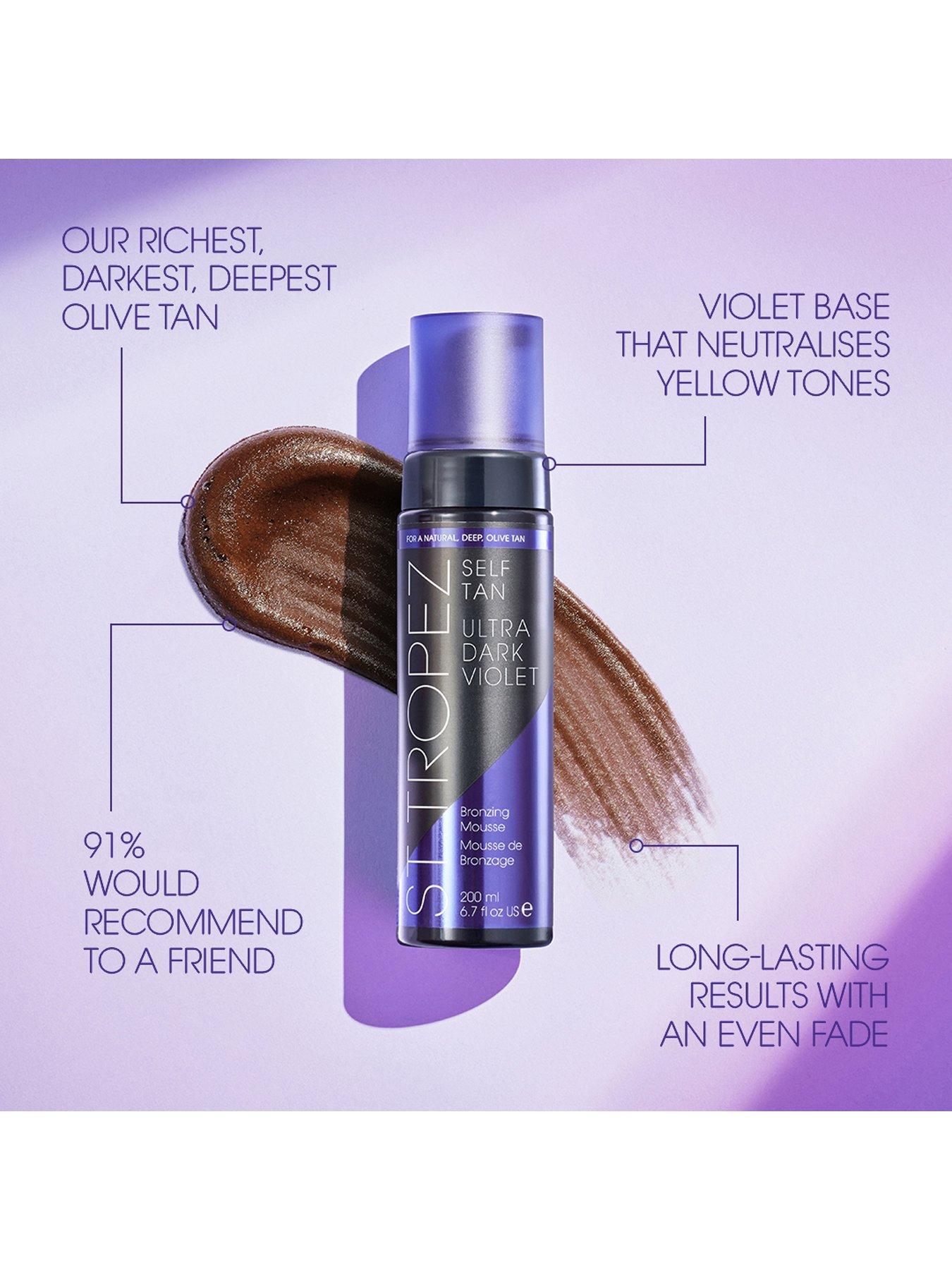 st-tropez-self-tan-ultra-dark-violet-bronzing-mousse-200mloutfit