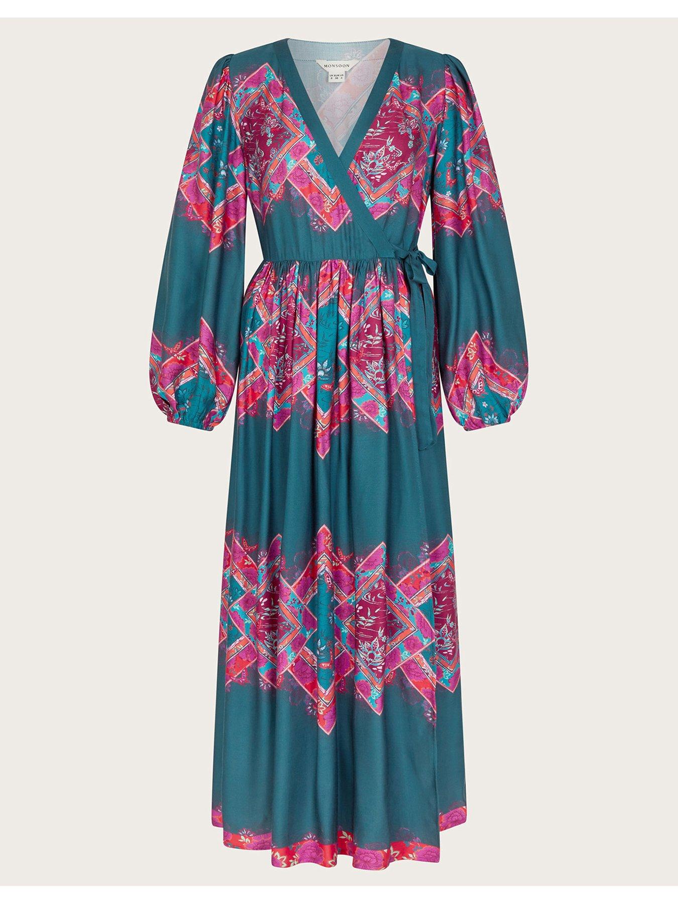 monsoon-tiffany-wrap-dress-bluedetail