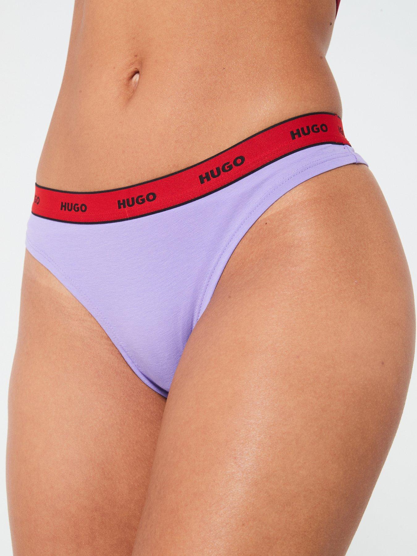 hugo-logo-thong-purple