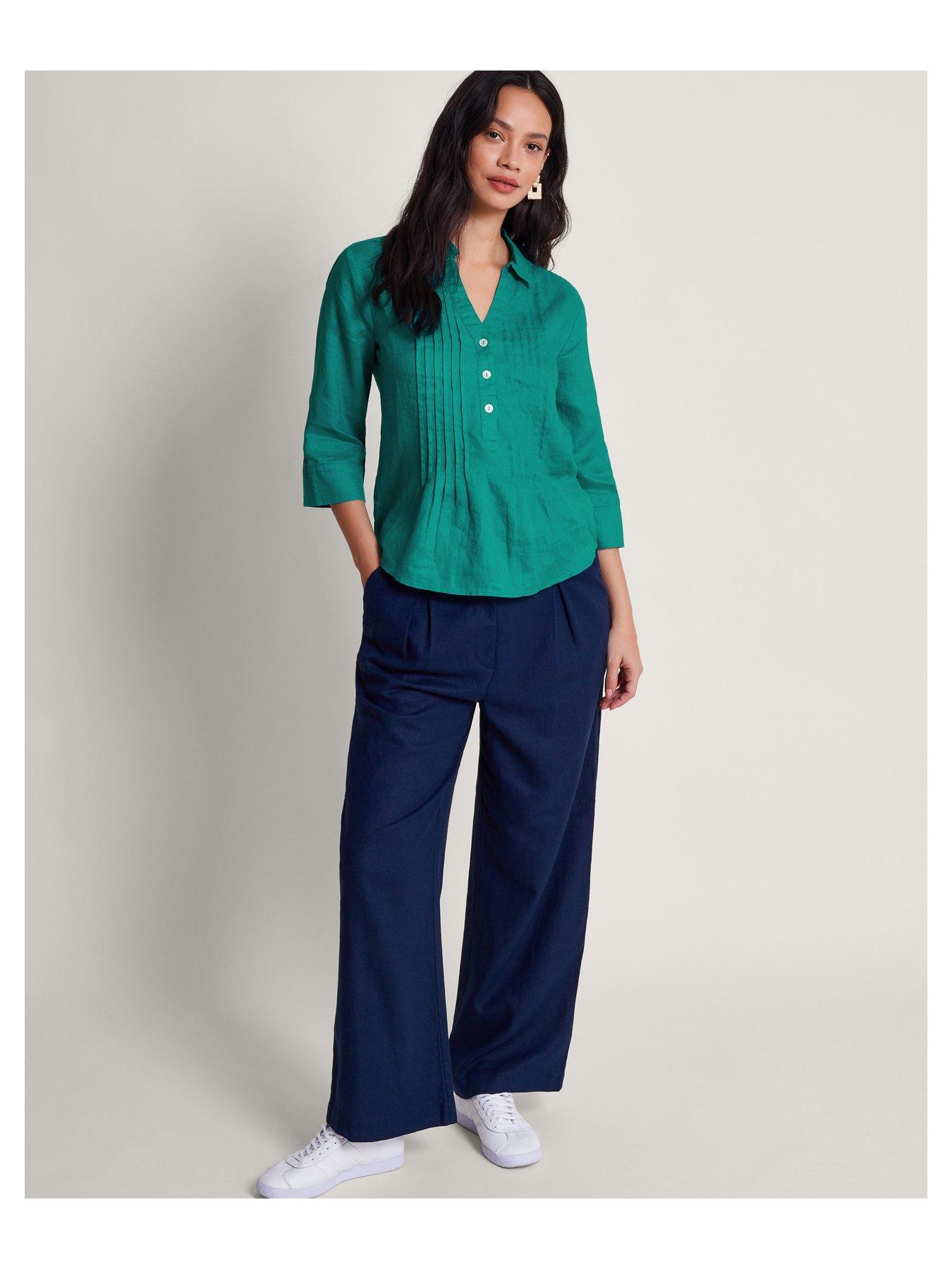 monsoon-elsie-pintuck-blouse-tealback