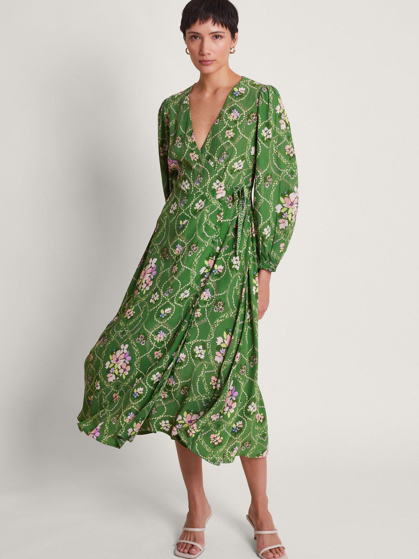 monsoon-kira-wrap-dress-green