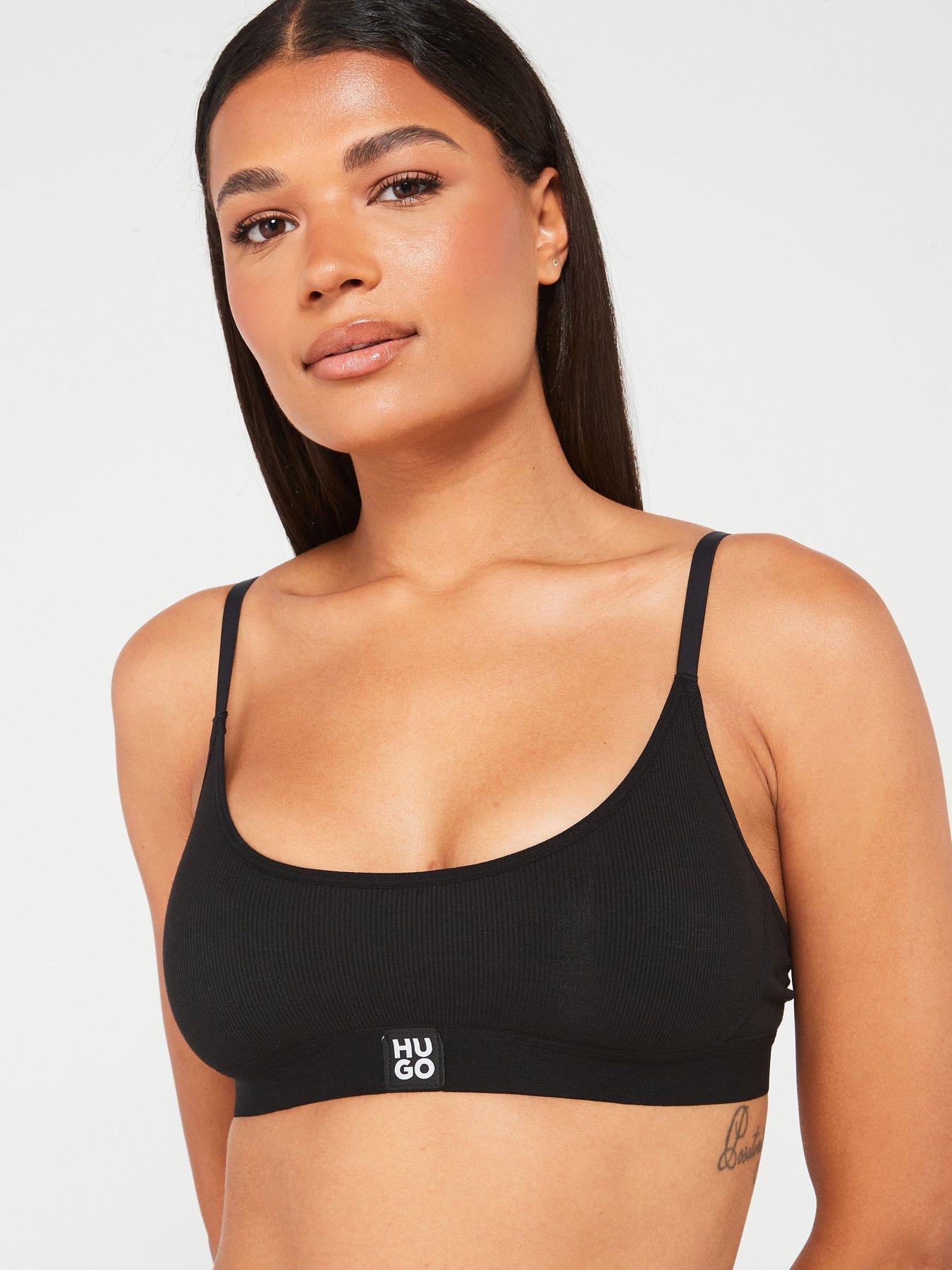 hugo-ribbed-bralette-blackfront