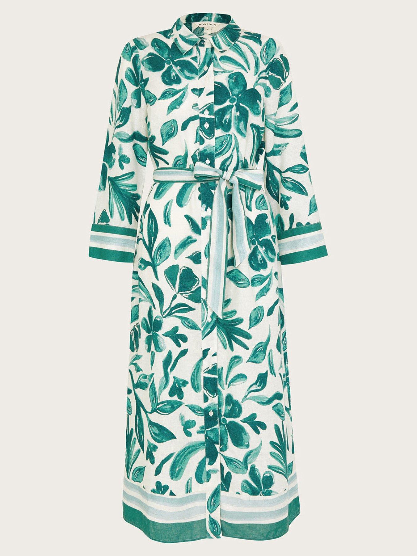 monsoon-naomi-printed-dress-greendetail