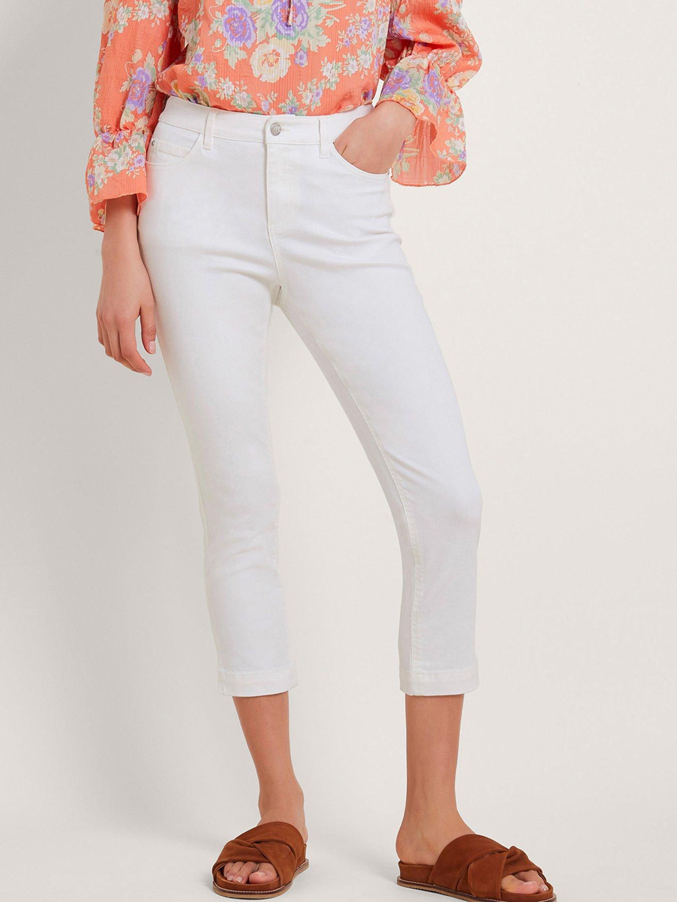 Monsoon Idabella Crop Jean White Very Ireland