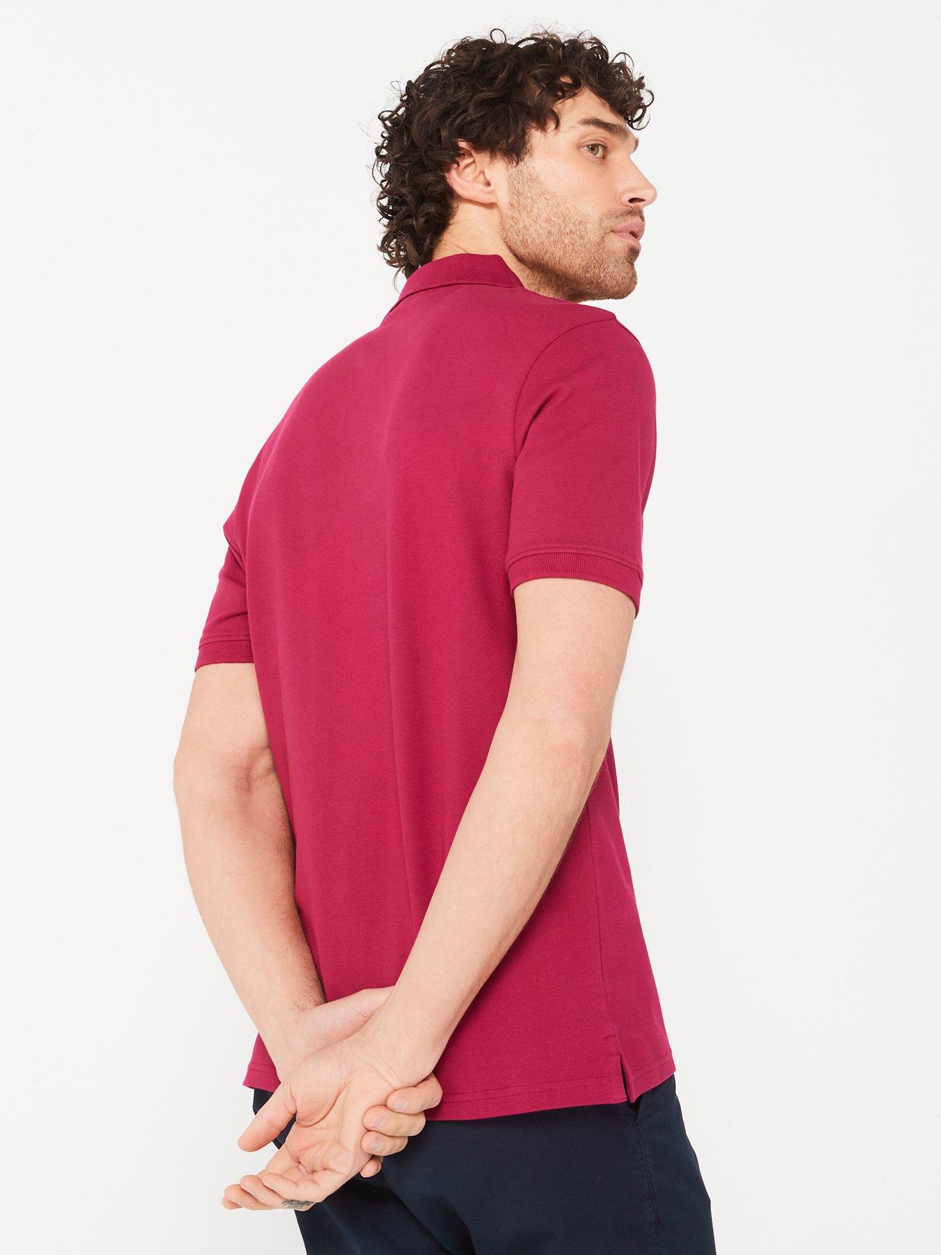 lyle-scott-plain-regular-fit-polo-shirt-dark-redstillFront