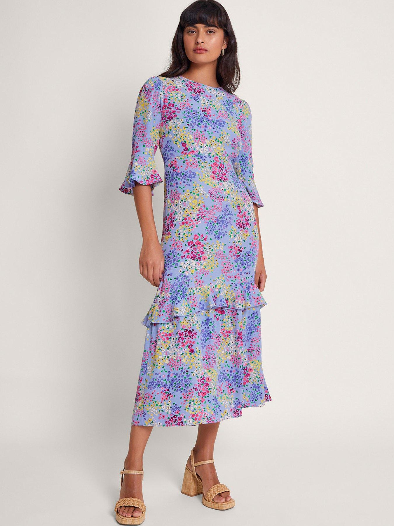 Monsoon Micola Ditsy Tea Dress Very Ireland