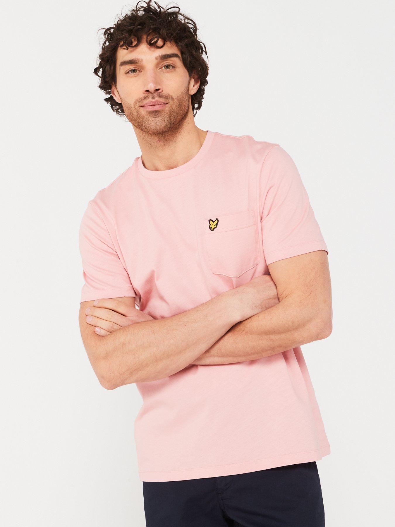 lyle-scott-regular-fit-pocket-t-shirt-pink