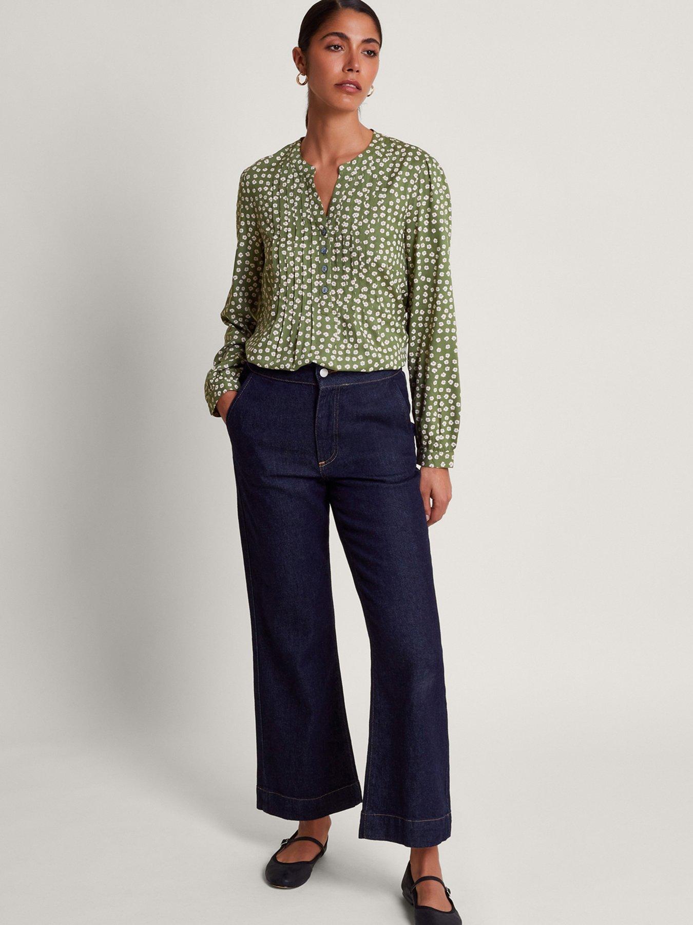 monsoon-sancha-flower-top-greenfront