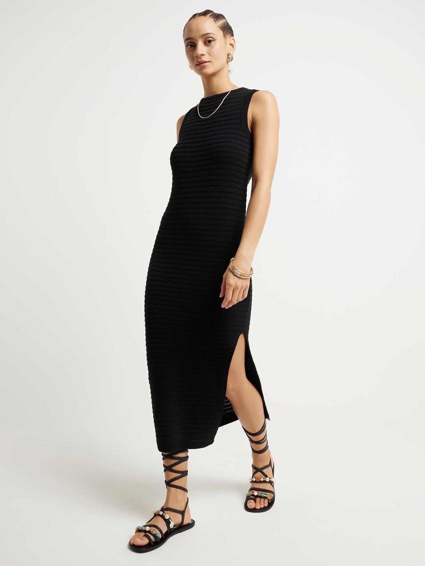 Knotted Stretch Wool Dress: Women's Clothing, Dresses