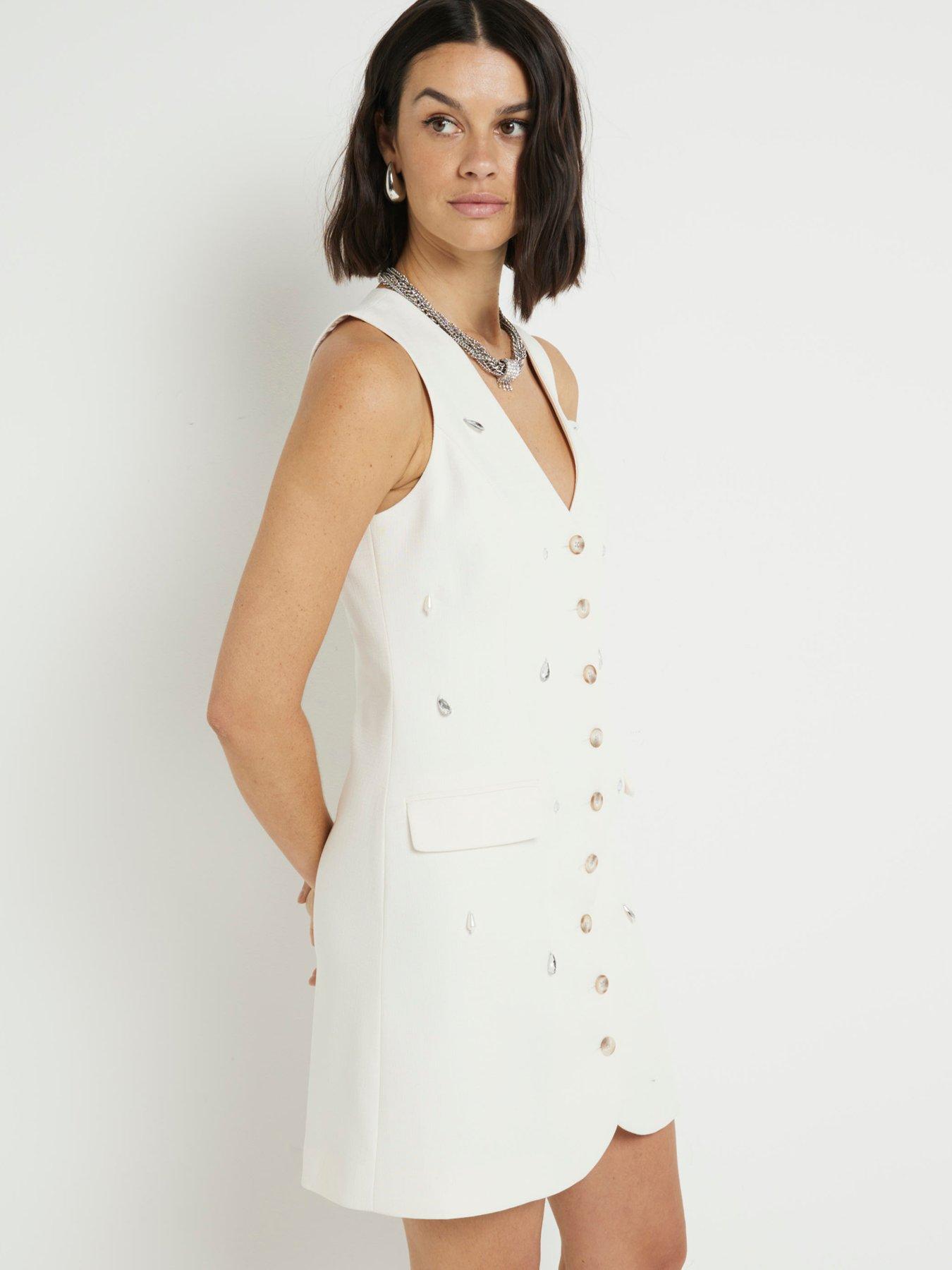 river-island-waistcoat-detail-mini-dress-whiteoutfit