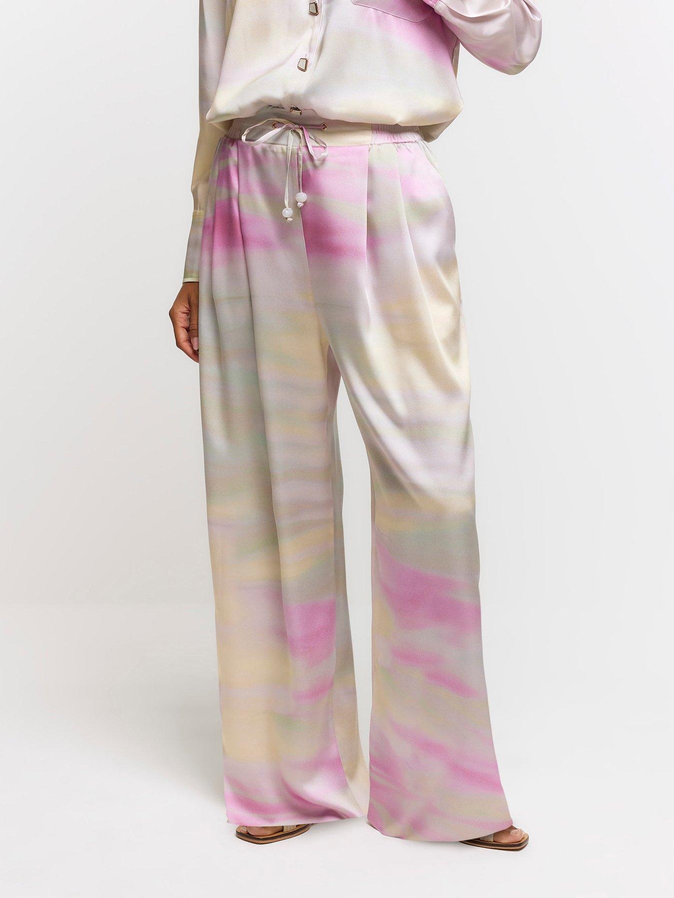 river-island-printed-ombre-trouser-light-green