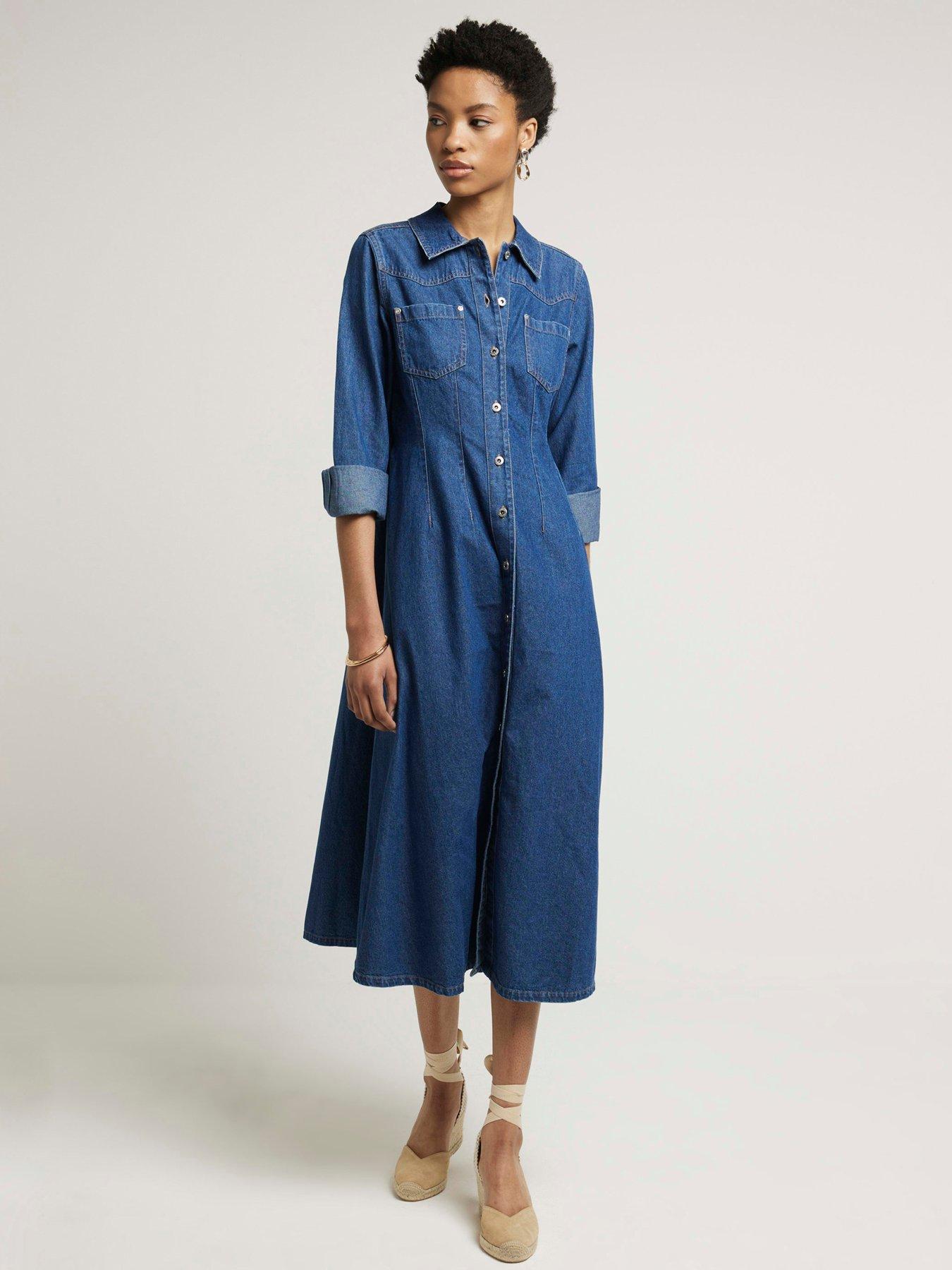 river-island-darted-denim-shirt-dress-medium-denimstillFront