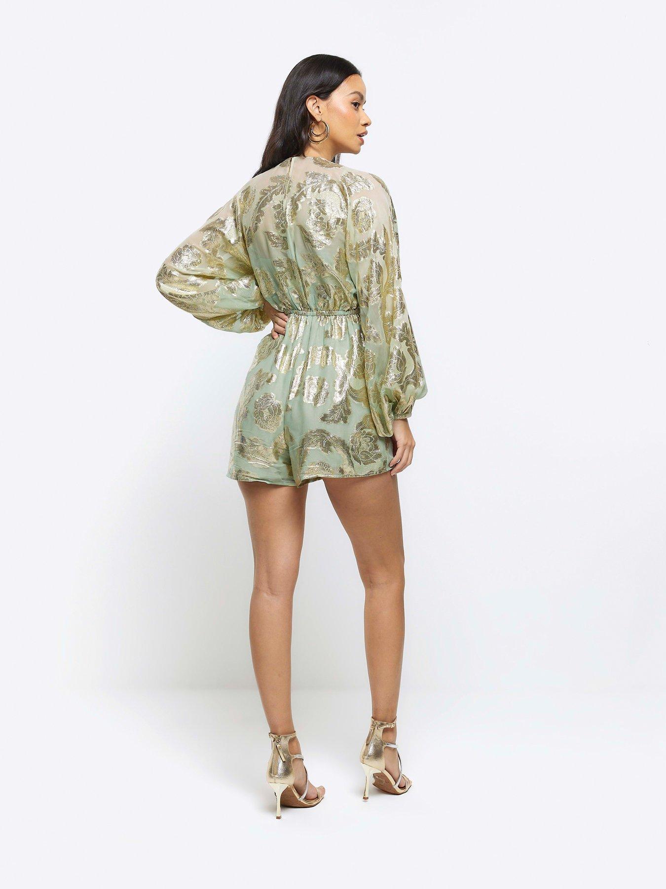 river-island-ombre-metallic-playsuit-light-greenstillFront