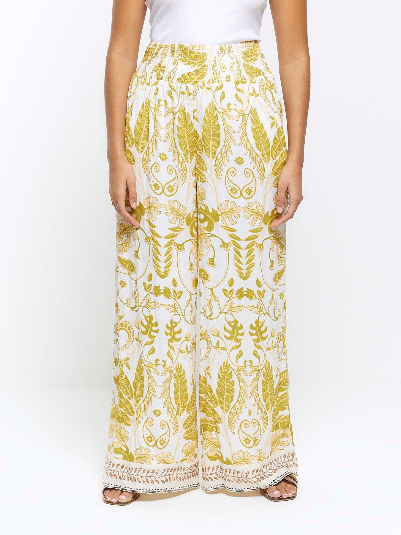 river-island-wide-leg-tropical-beach-trouser-light-khakifront