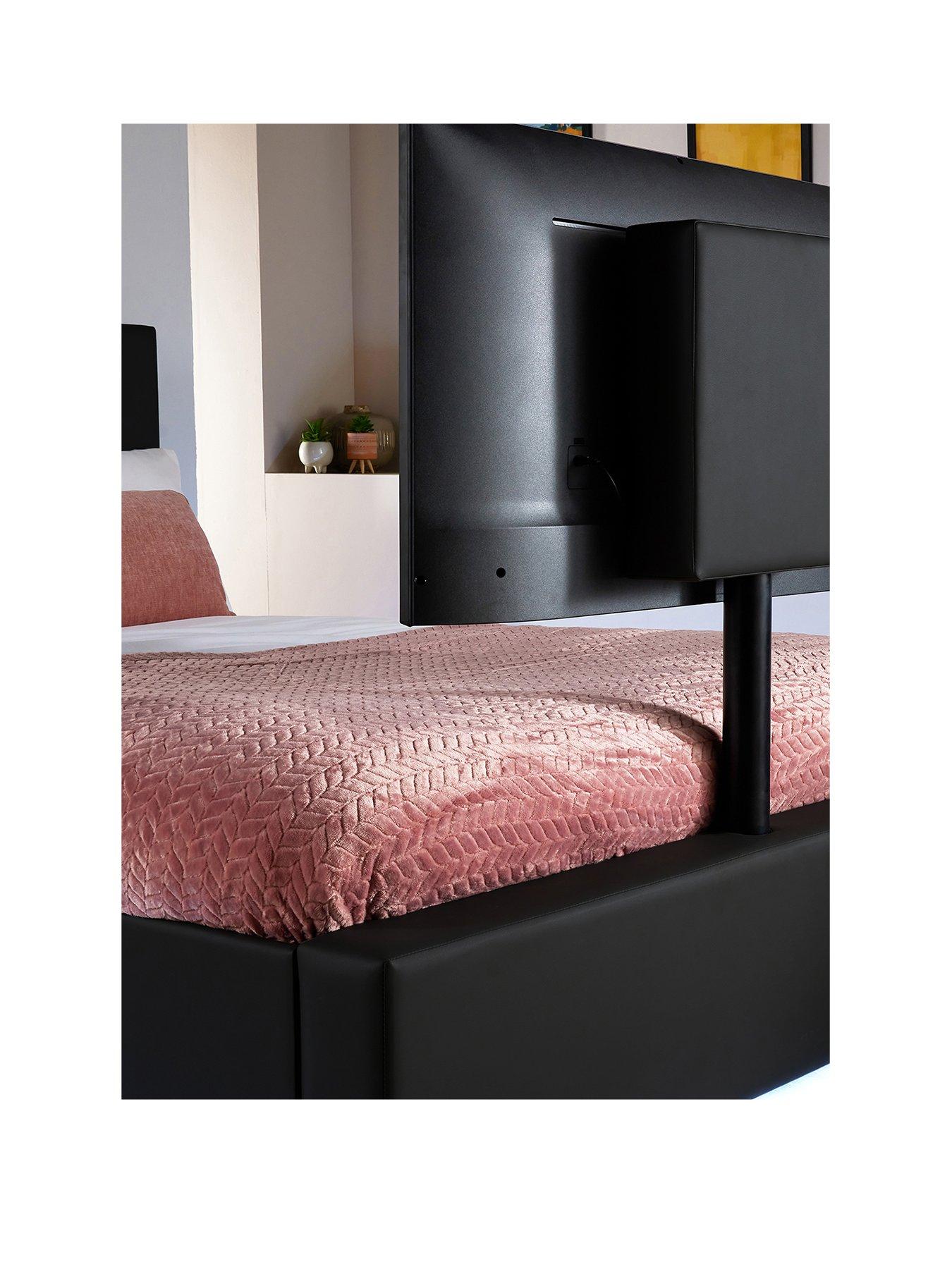 xr-living-ava-upholstered-tv-bed-with-under-bed-lighting-fits-up-to-55-inch-tvnbsp--blackstillFront