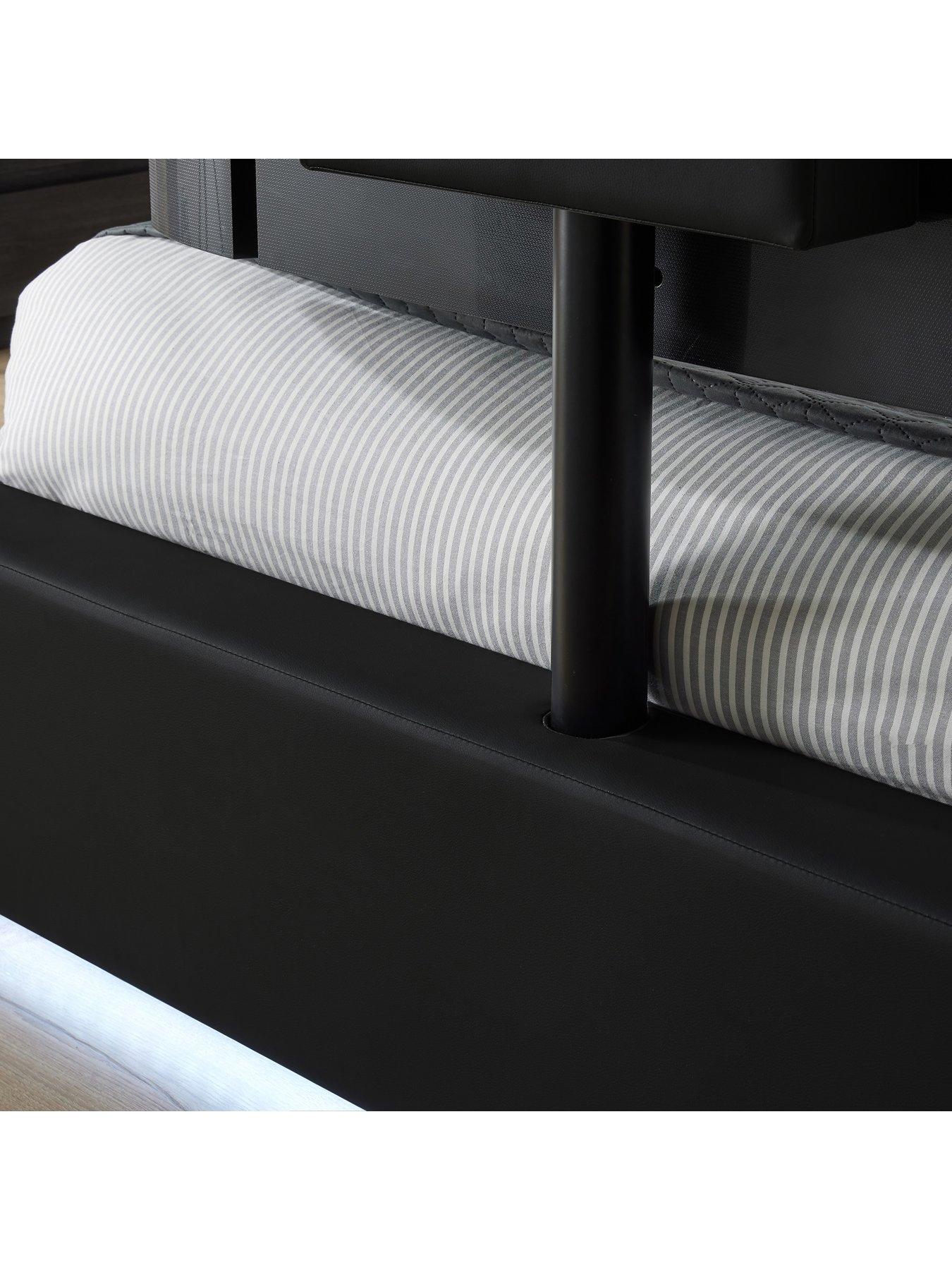 xr-living-ava-faux-leather-king-sizenbsptv-bed-frame-with-underbed-led-lighting-fits-up-to-55-inch-tvnbsp--blackoutfit